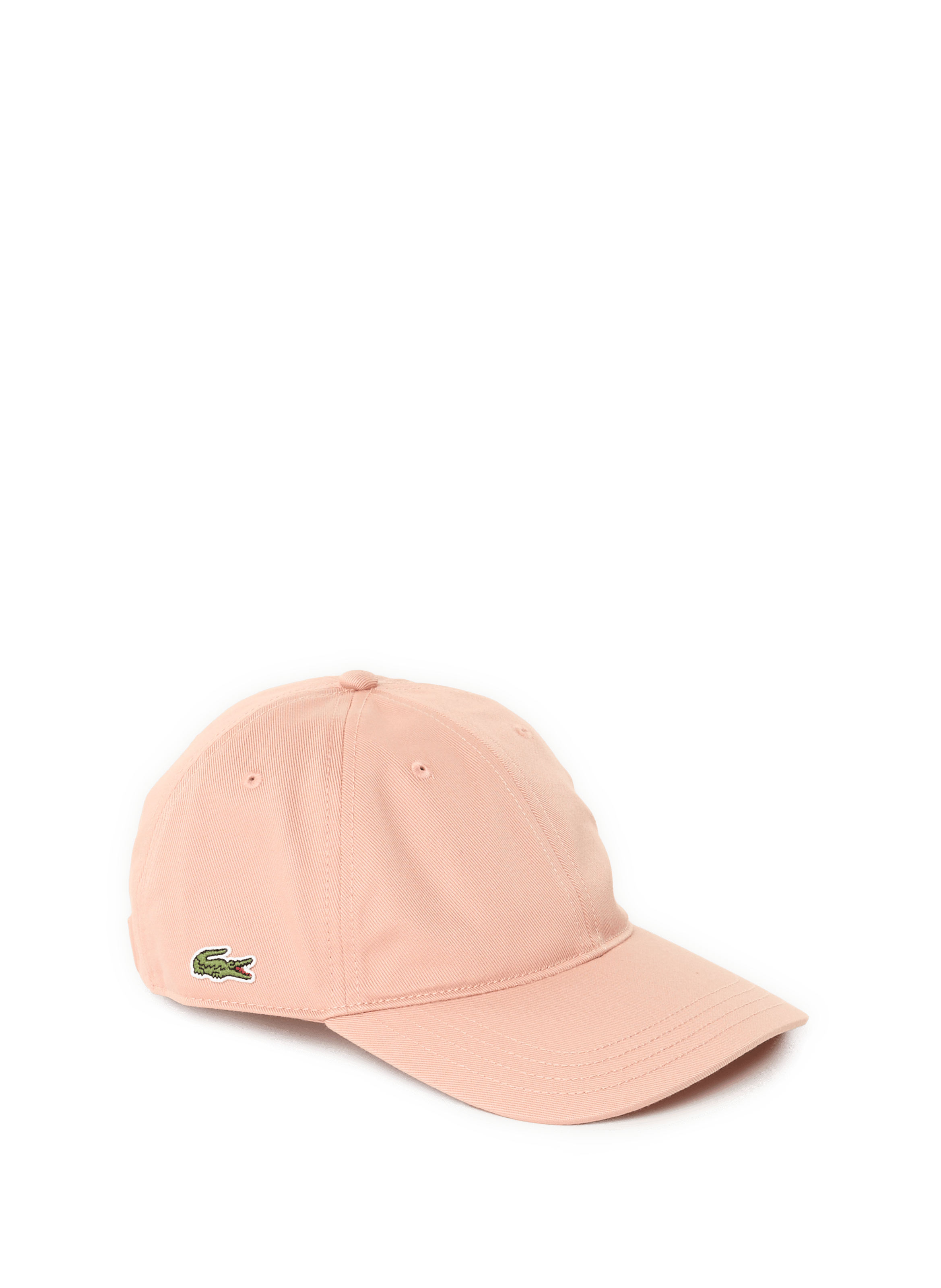 Casquette en coton LACOSTE Rose