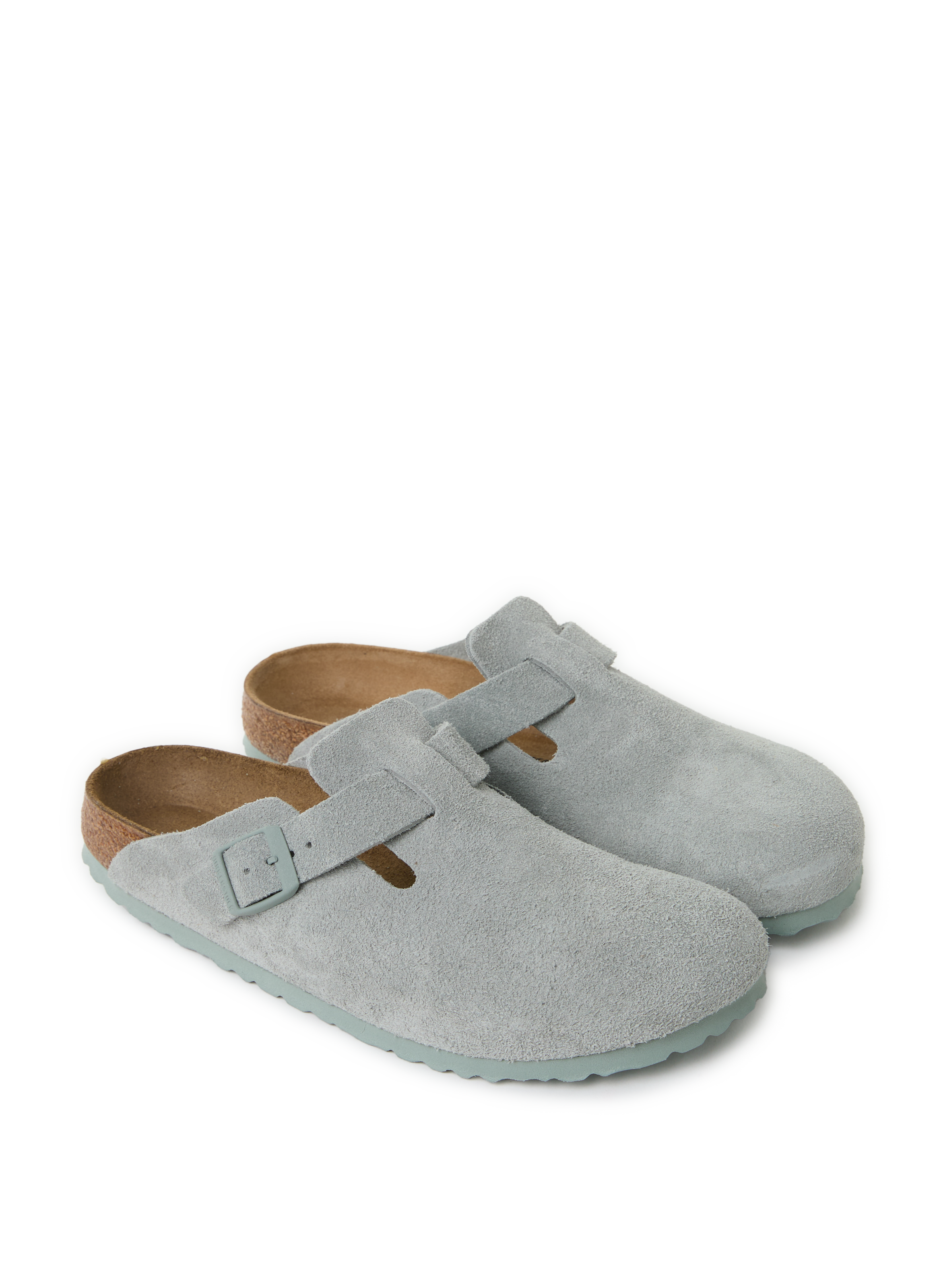 Boston leather mules BIRKENSTOCK Blue