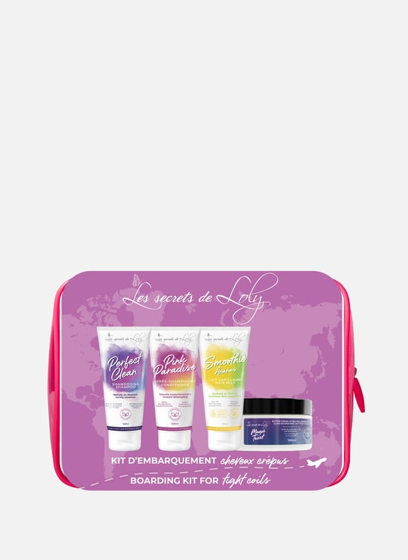Trousse de voyage cheveux crepus by LES SECRETS DE LOLY LES SECRETS DE LOLY Trousse de voyage cheveux crepus