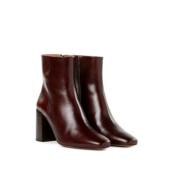 Bottines à talons Daphné en cuir