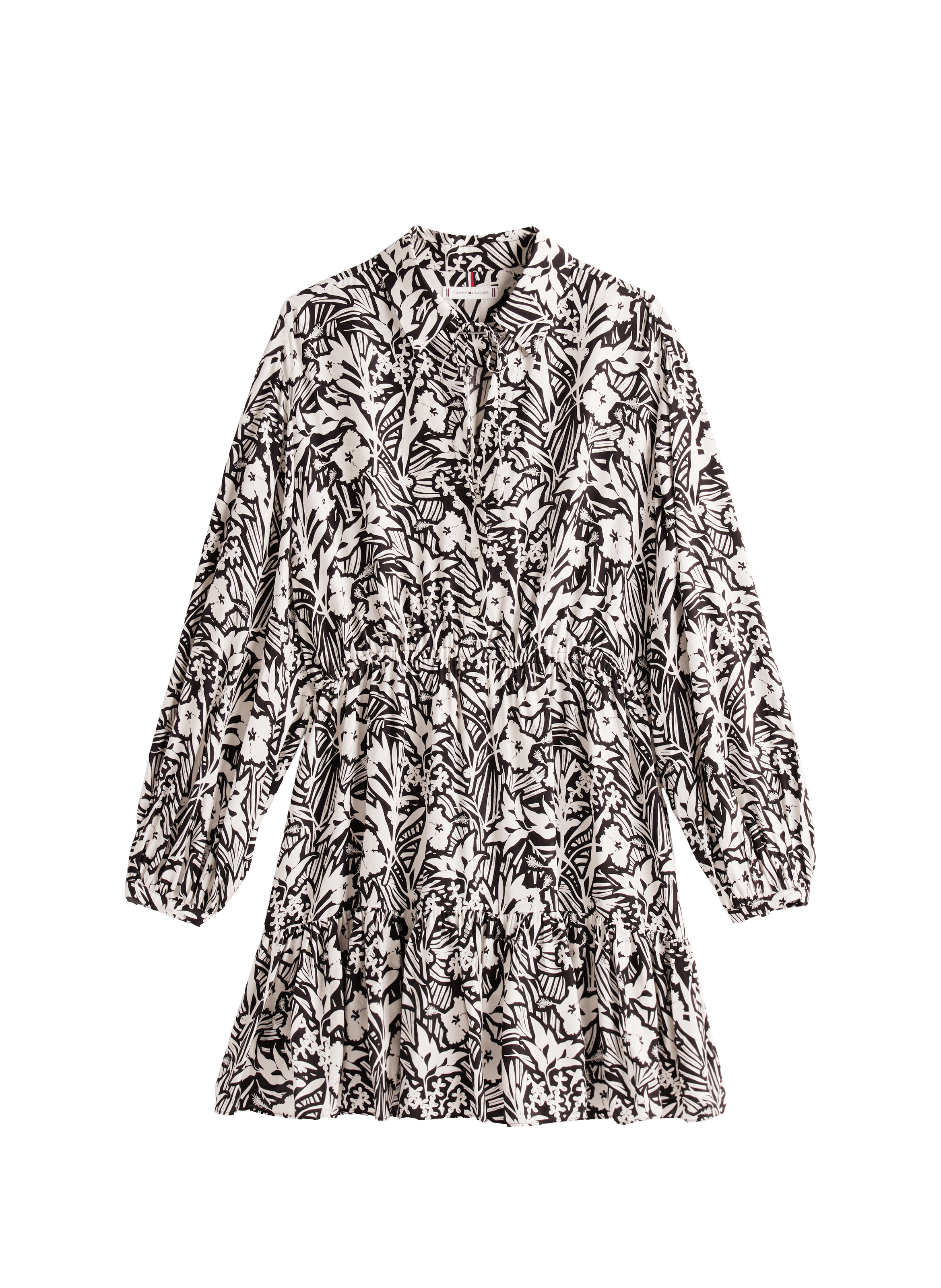 Printed shirt dress TOMMY HILFIGER Multicolour