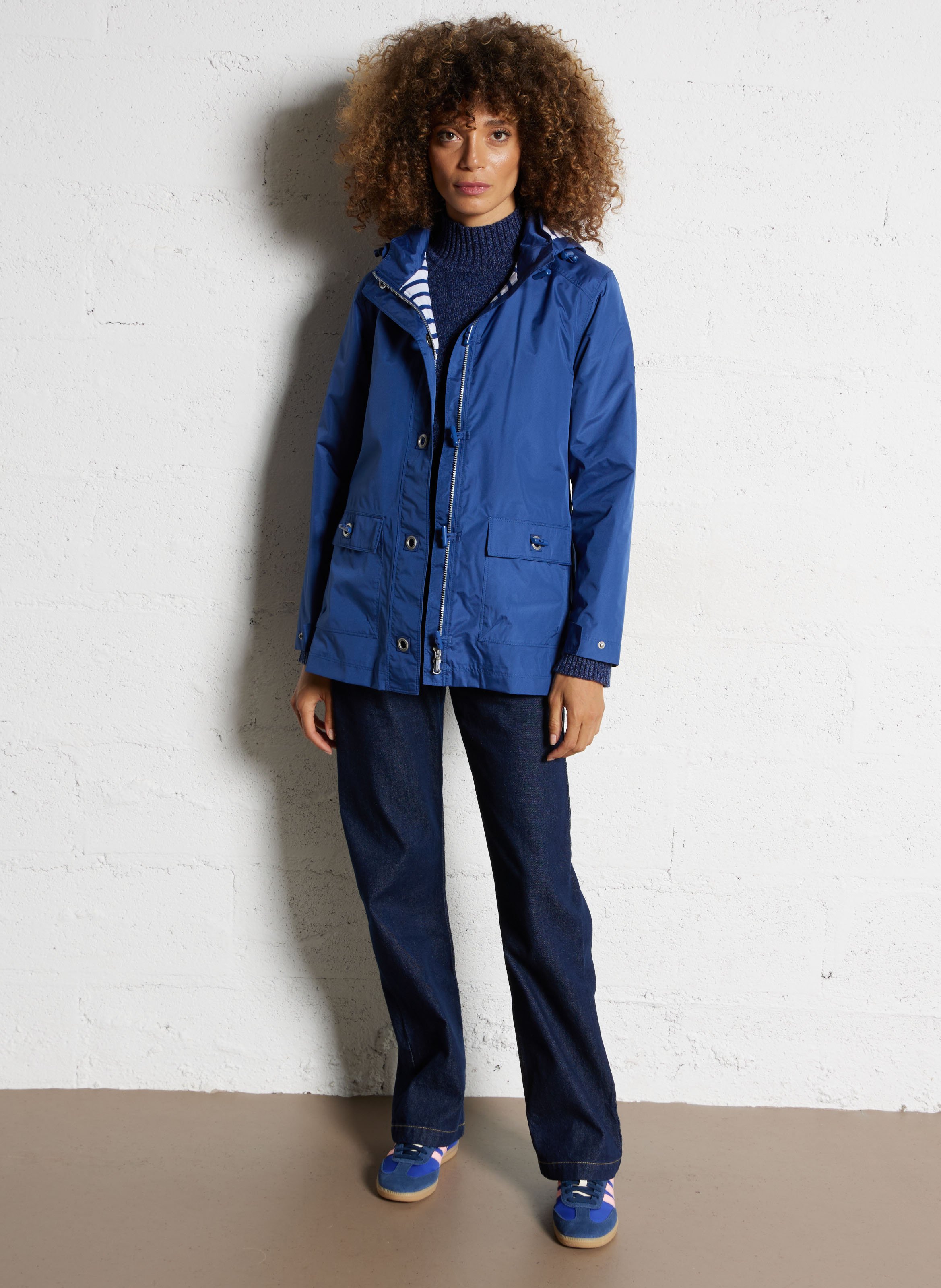 Coupe-vent à capuche audierne ARMOR-LUX Bleu