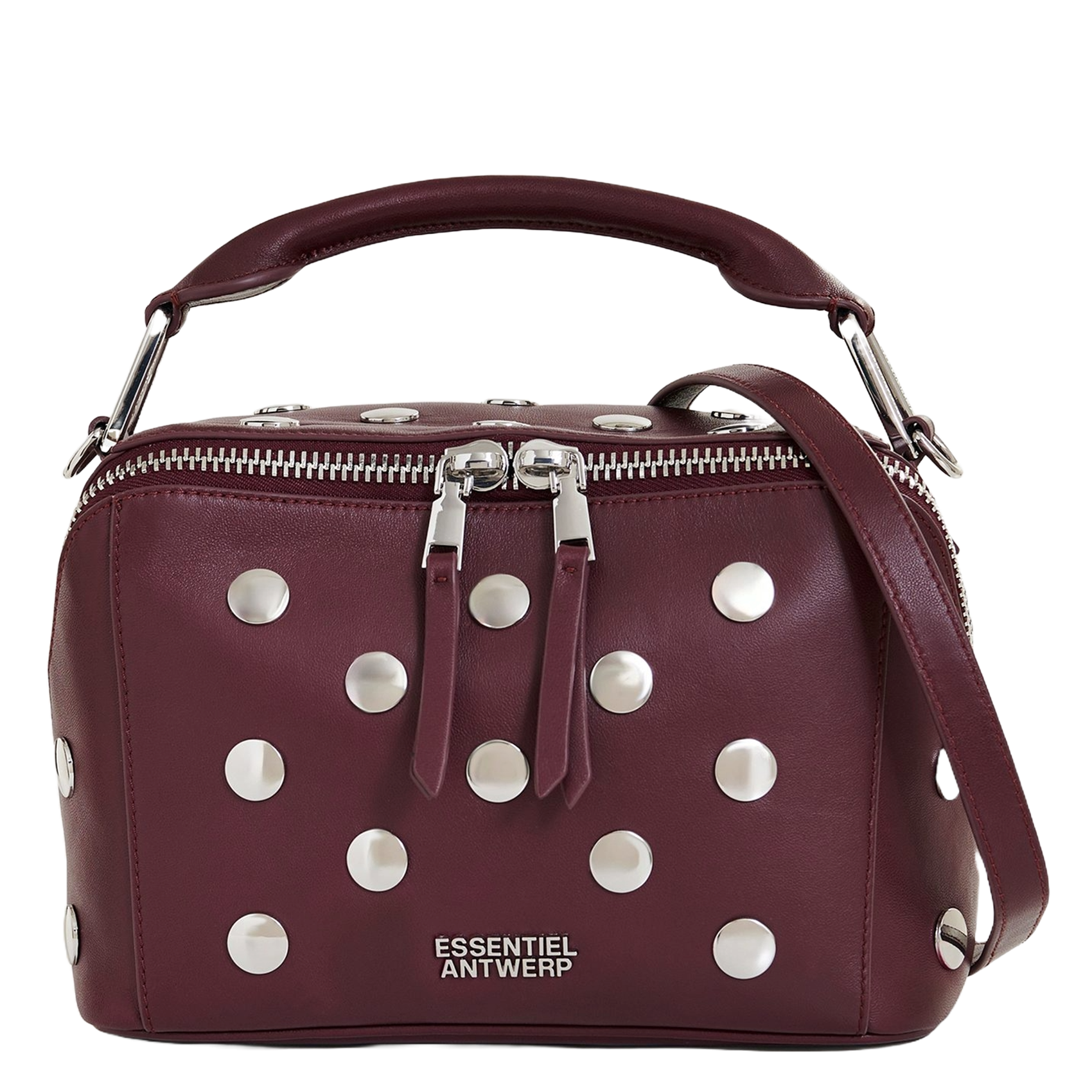 Sac bandoulière en cuir imona ESSENTIEL ANTWERP Rouge