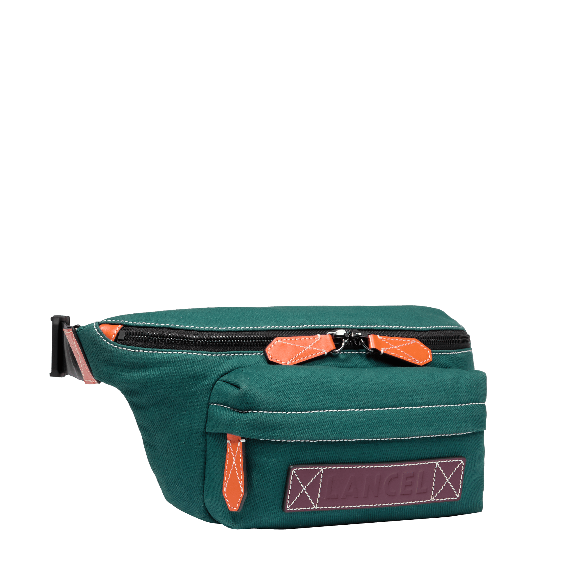Heuptas "Escapade" van Lancel in leer. LANCEL Groen