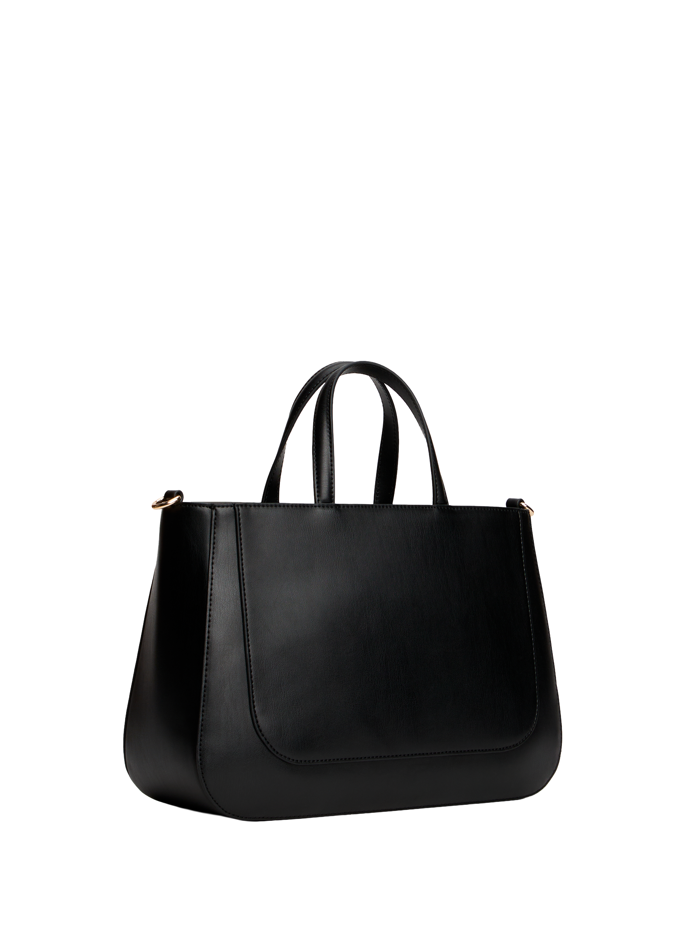 Tote bag with removable shoulder strap TOMMY HILFIGER Black