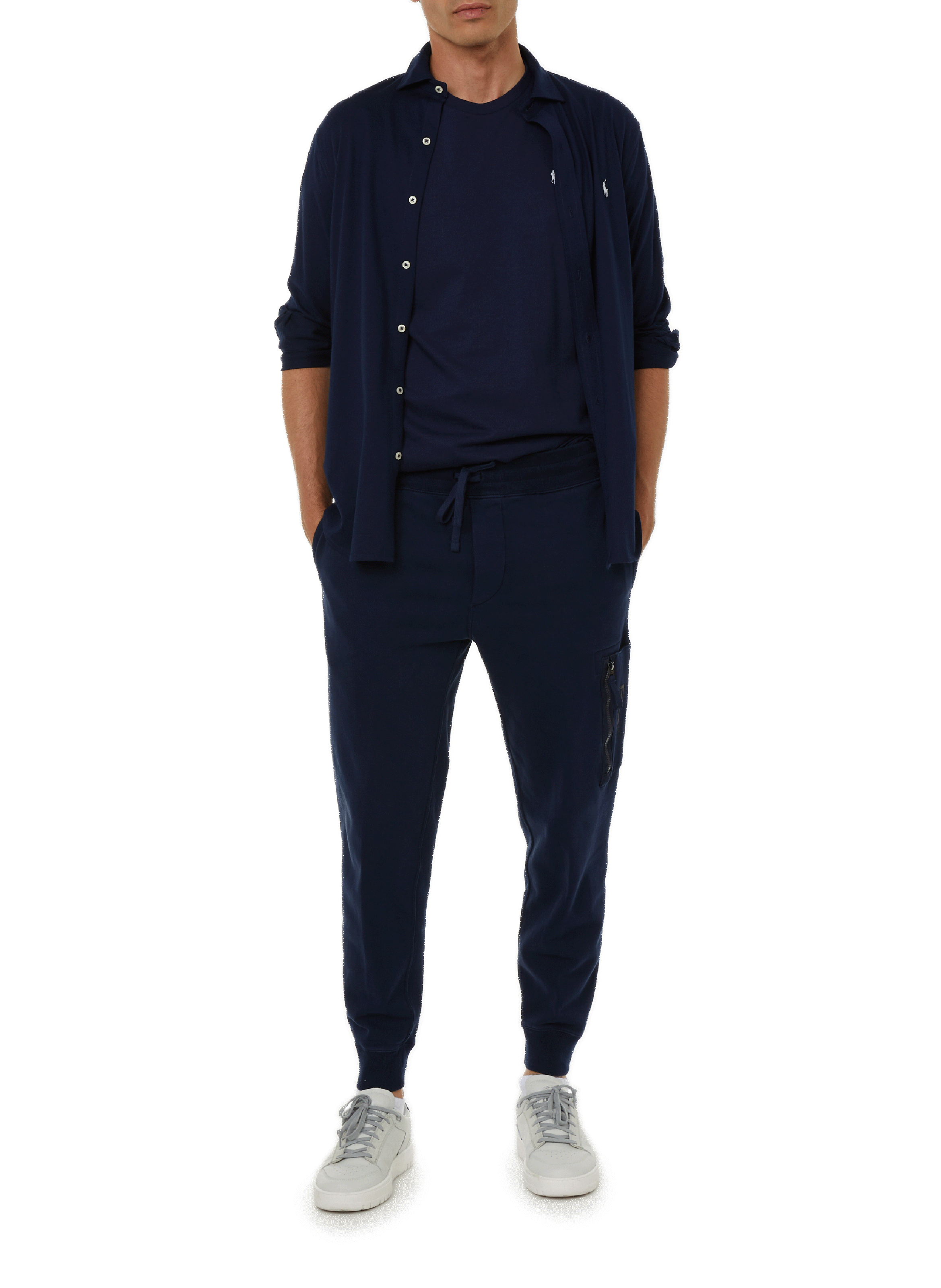 Round-neck cotton T-shirt POLO RALPH LAUREN Blue