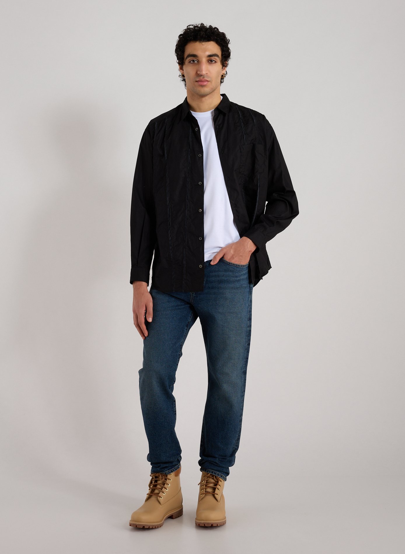 Cotton round-neck T-shirt COMME DES GARCONS HOMME White