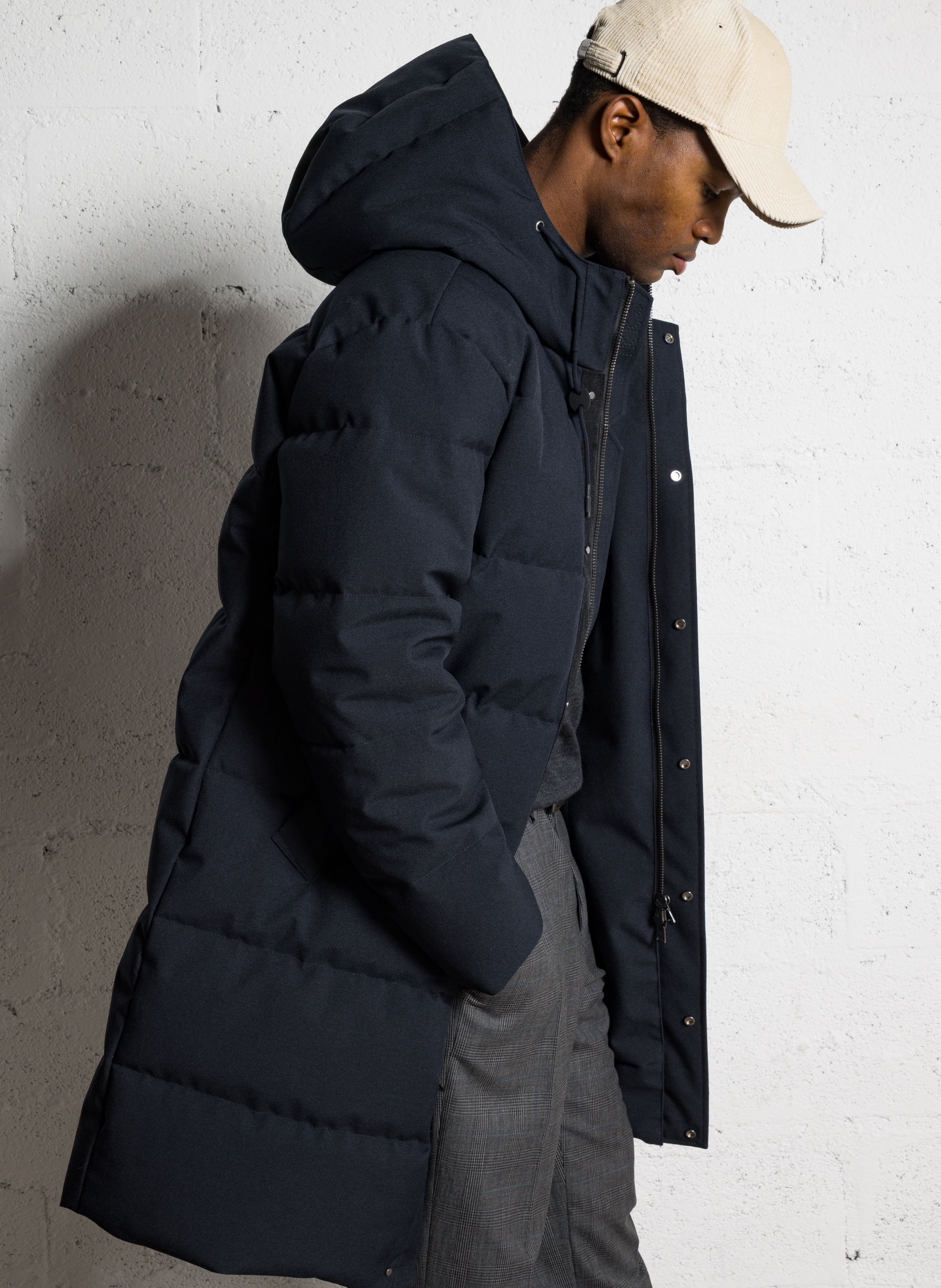 Doudoune col montant IKKS Bleu