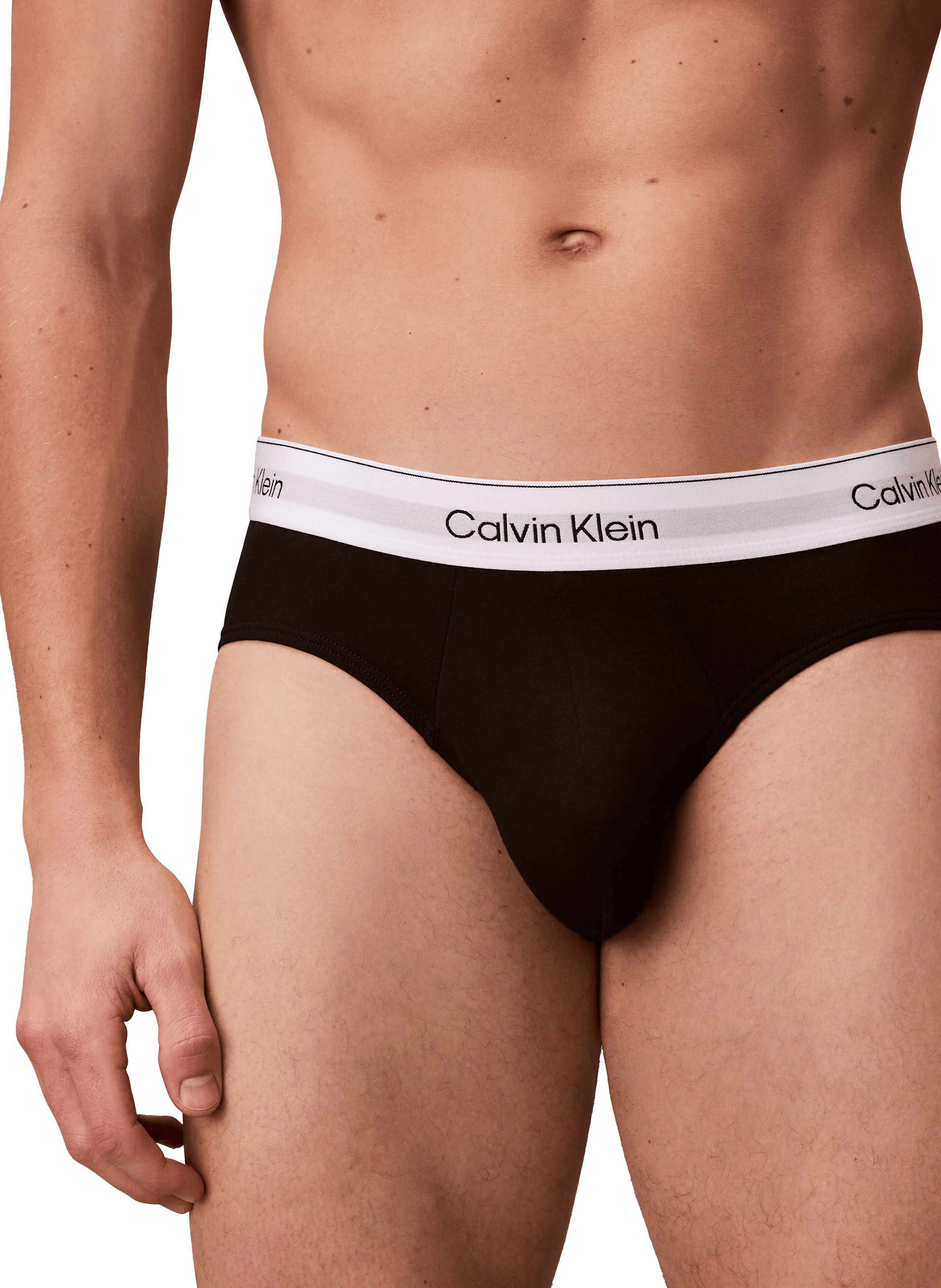 Set of three briefs Black
