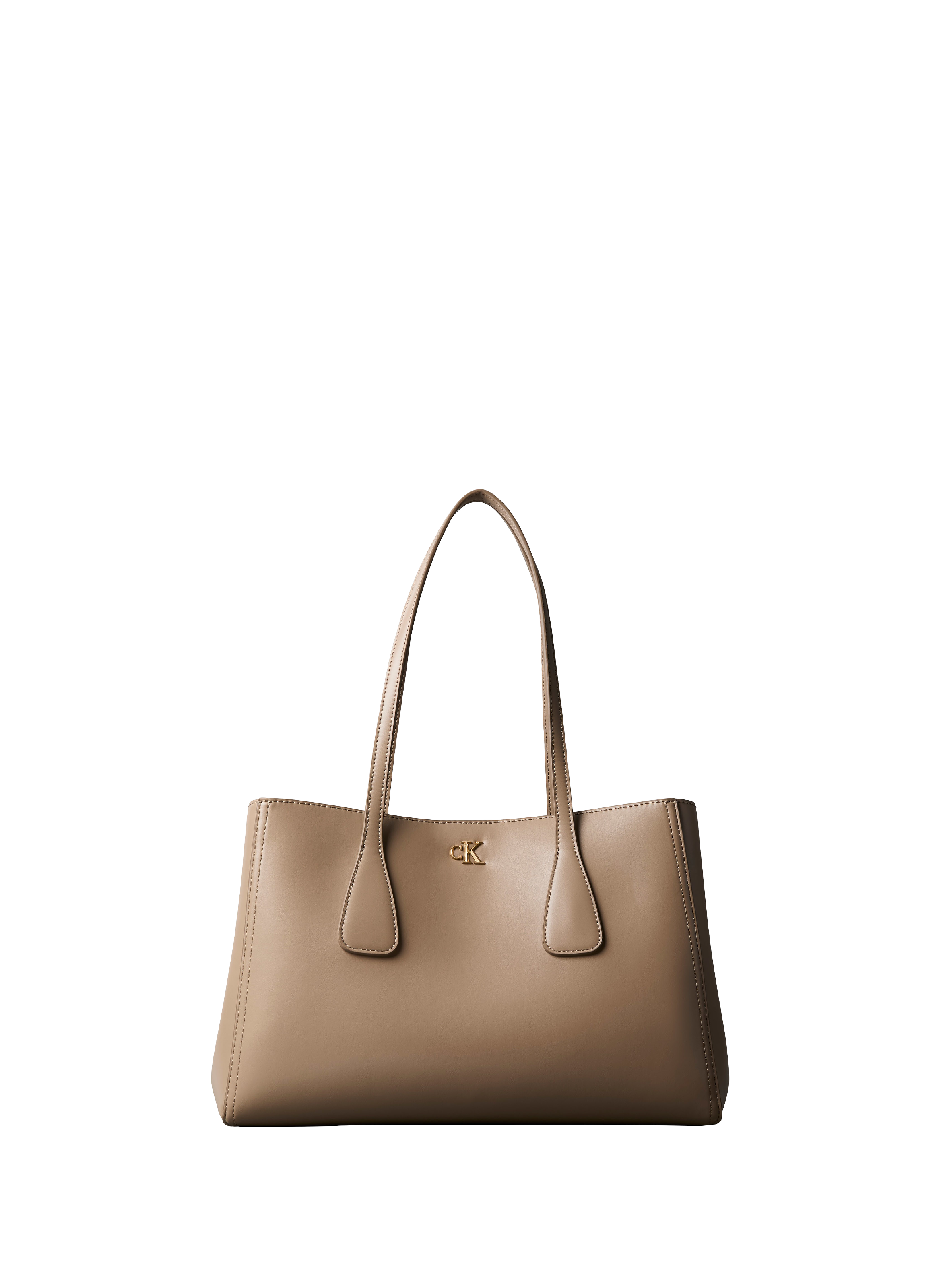 Sac cabas porté épaule CALVIN KLEIN Beige