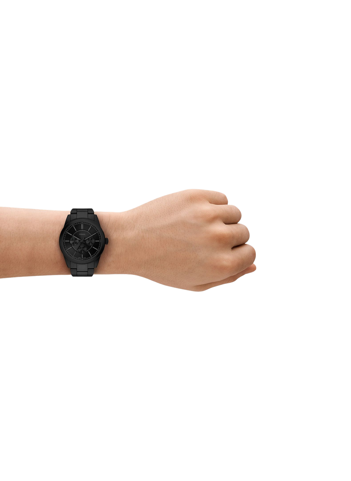 Montre Pearson en acier FOSSIL Noir