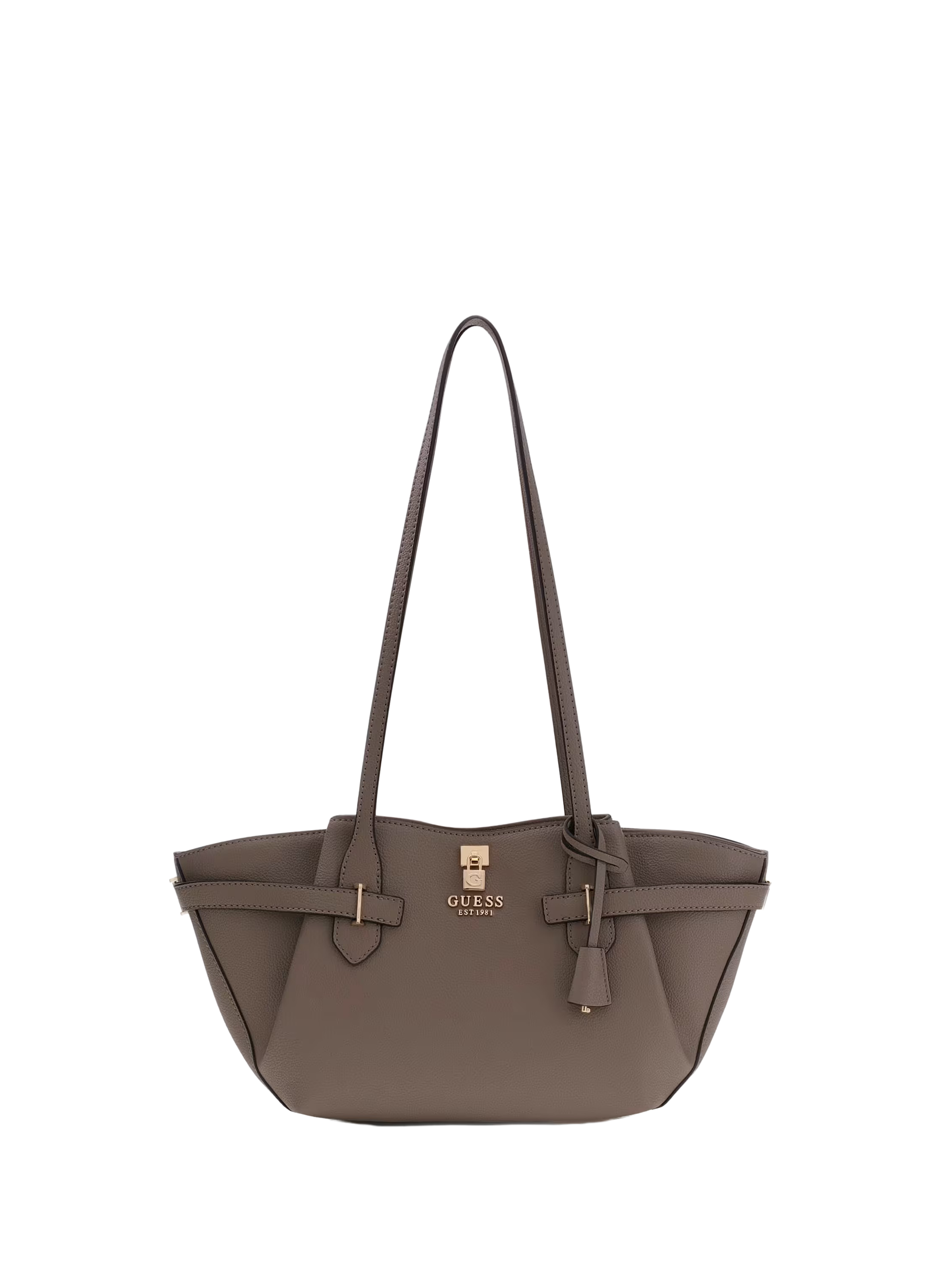Shoulder bag with leather effect GUESS Beige