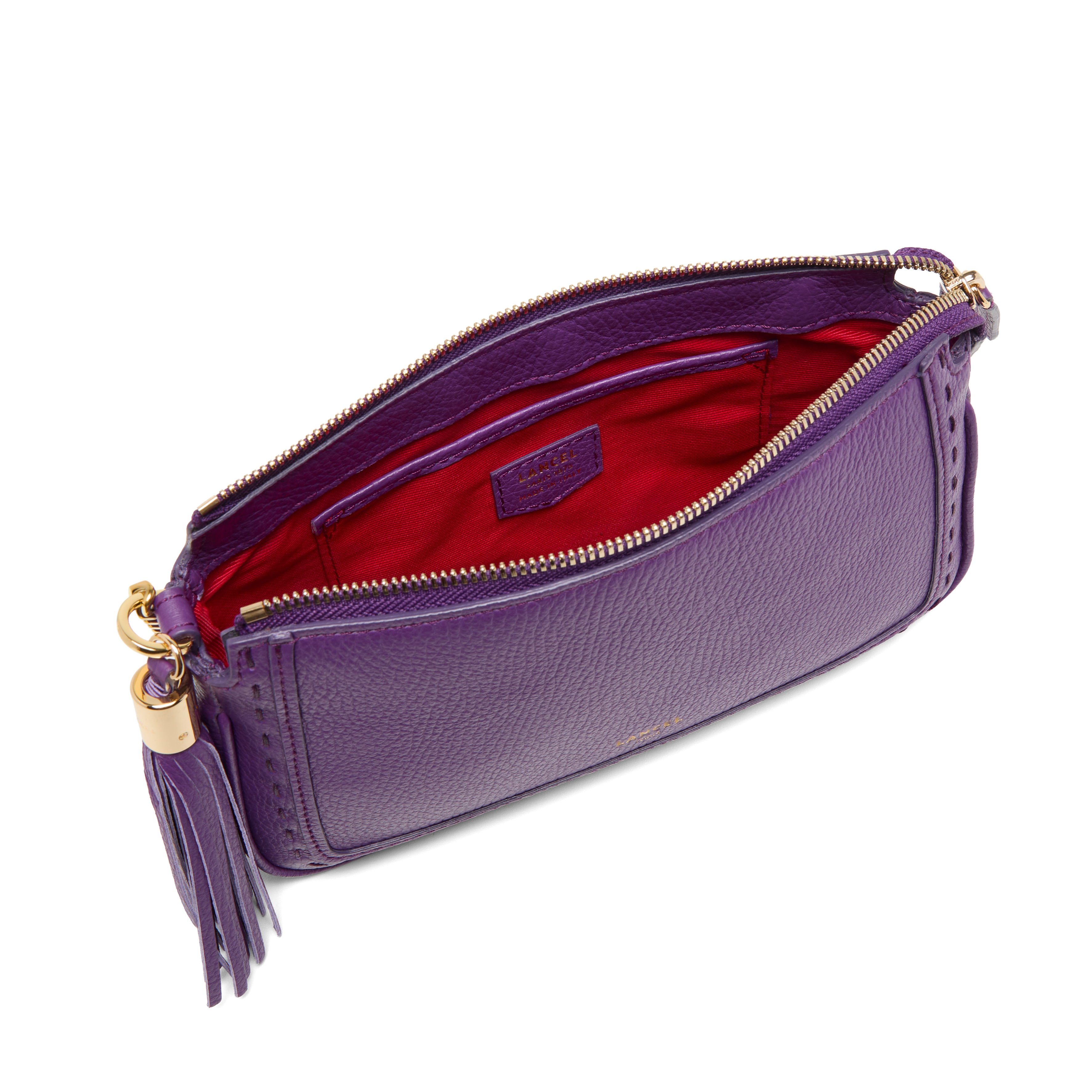 Pochette chaine premier flirt de lancel en cuir LANCEL Violet