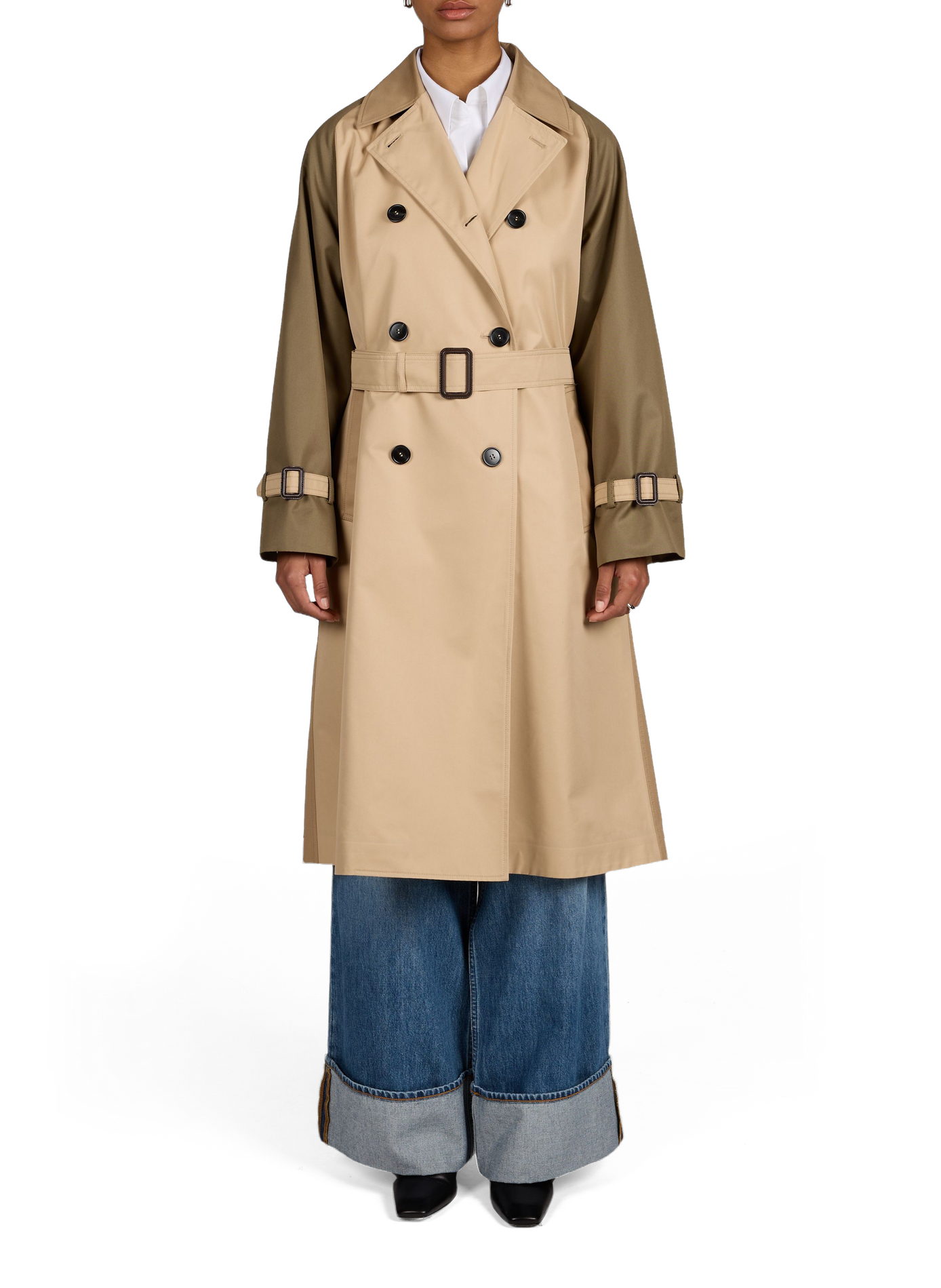 Imperméable en coton mélangé MAX MARA WEEK END Beige