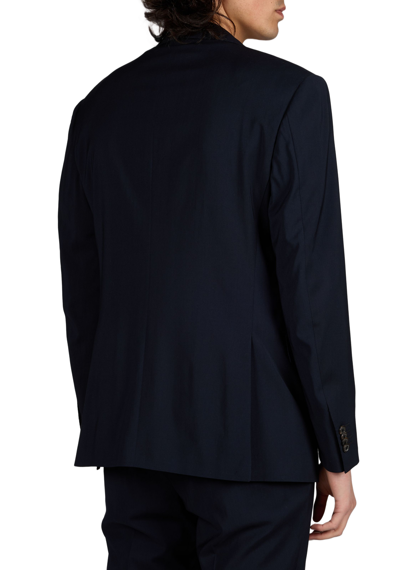 Costume uni en laine vierge CORNELIANI Bleu