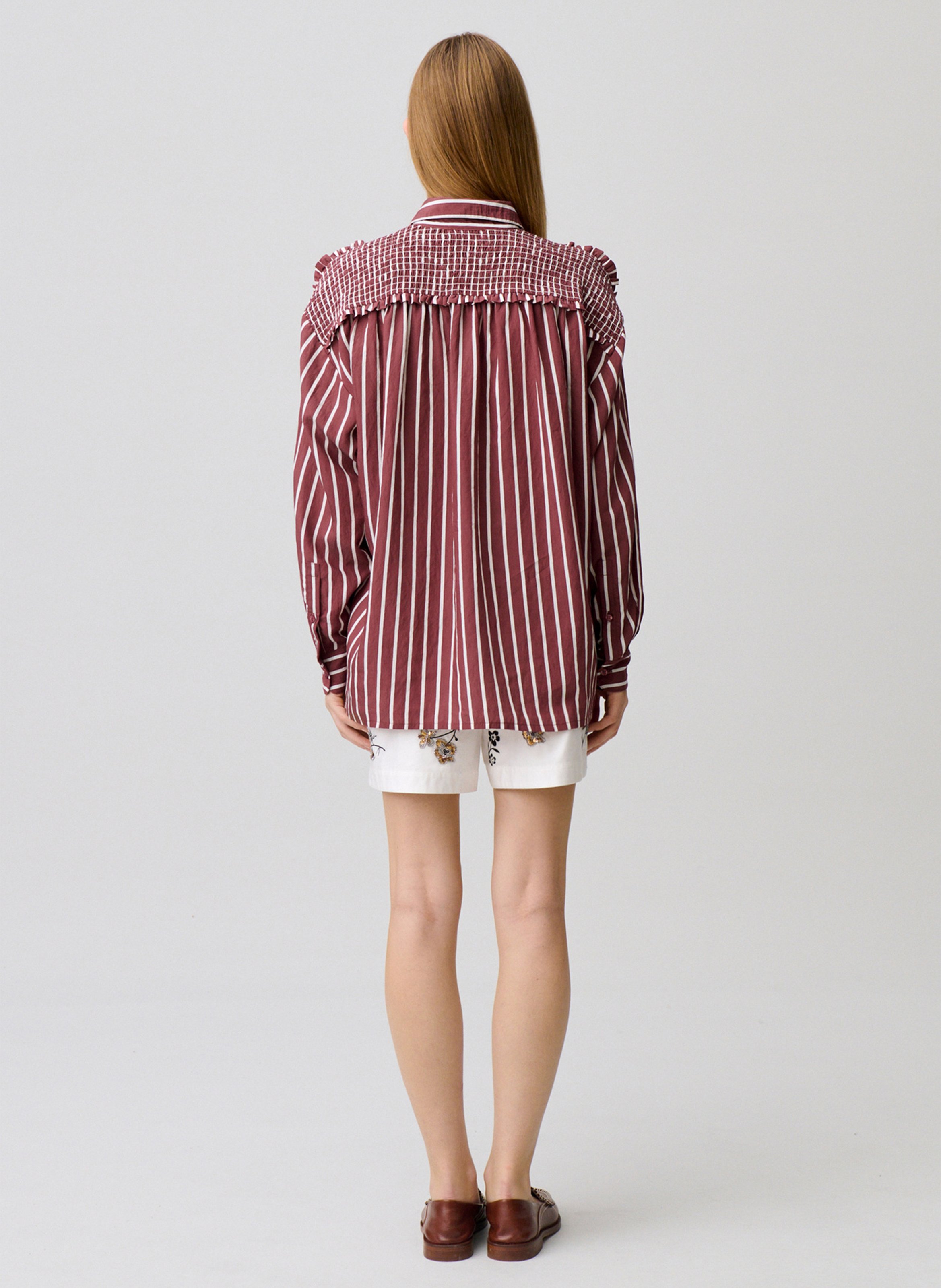 Chemise oversize à rayures CLAUDIE PIERLOT Multicolore