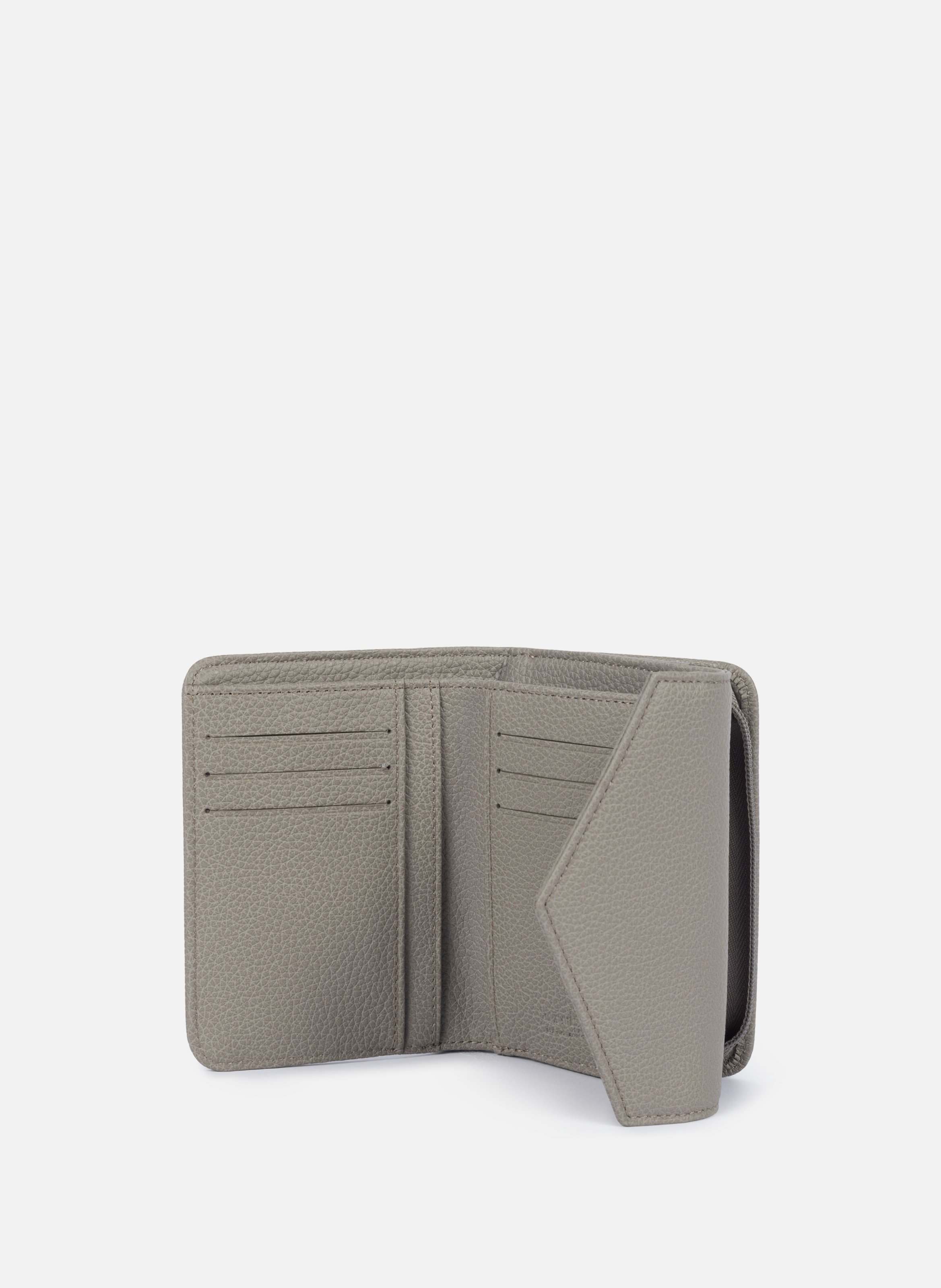 Back to back wallet - foulonné pm LANCASTER Grey