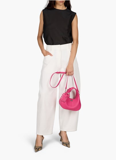 Sac Hobo Mini à étiquette miroir
