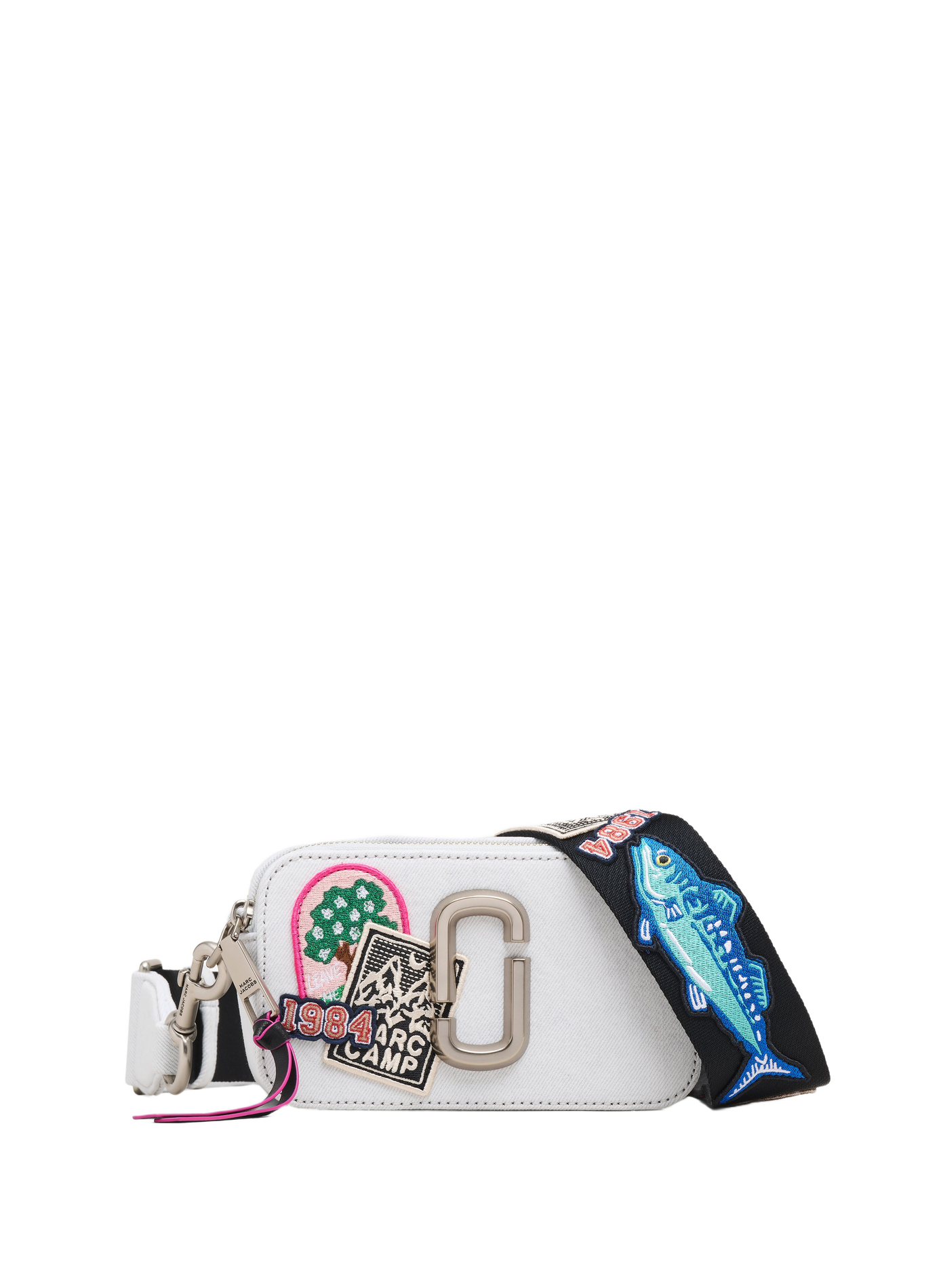 Bag The Camp Patchwork Denim Snapshot MARC JACOBS Blue