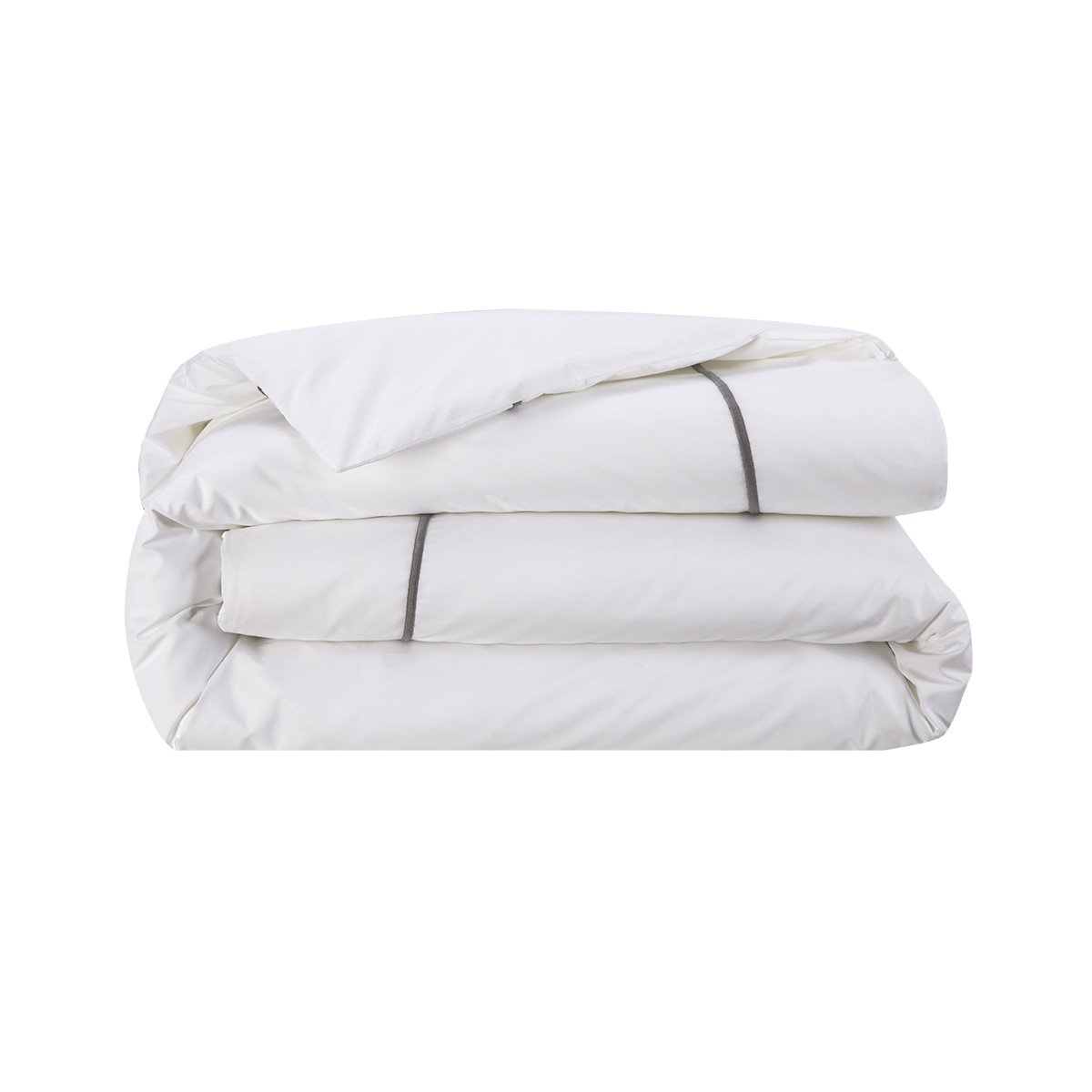 Housse de couette en percale de coton, athéna YVES DELORME Gris