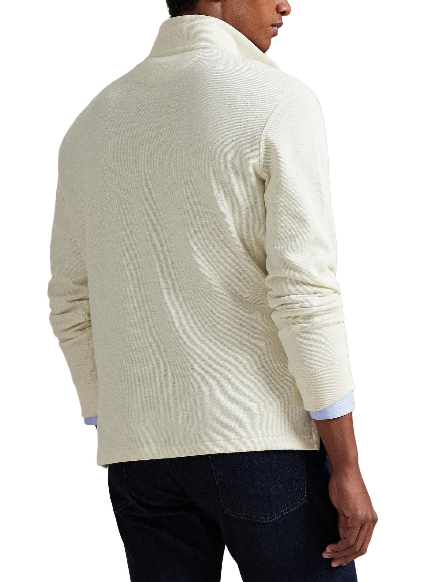 Pull droit col montant en coton | Beige POLO RALPH LAUREN Homme