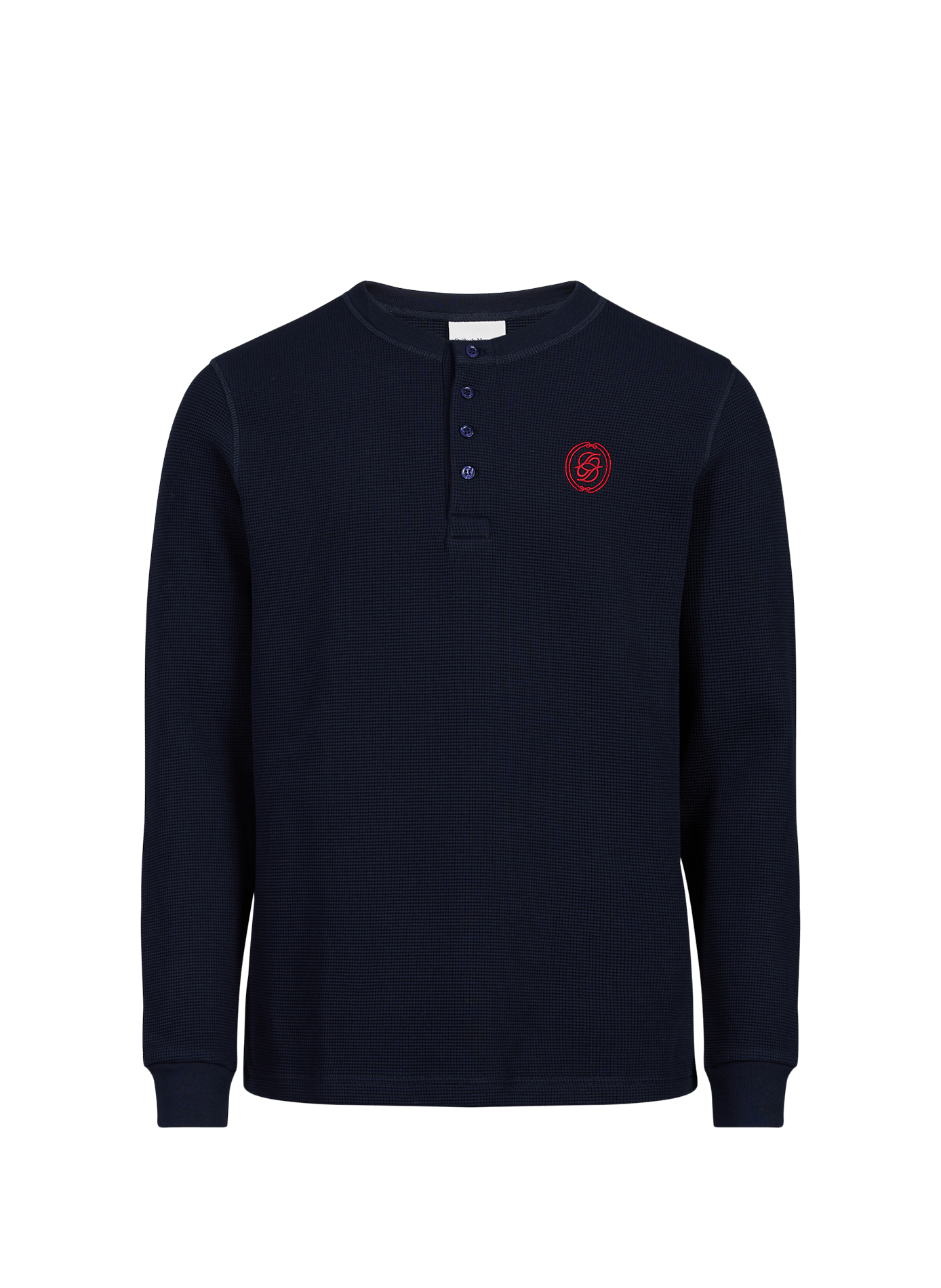 Straight t-shirt in blended cotton DROLE DE MONSIEUR Blue