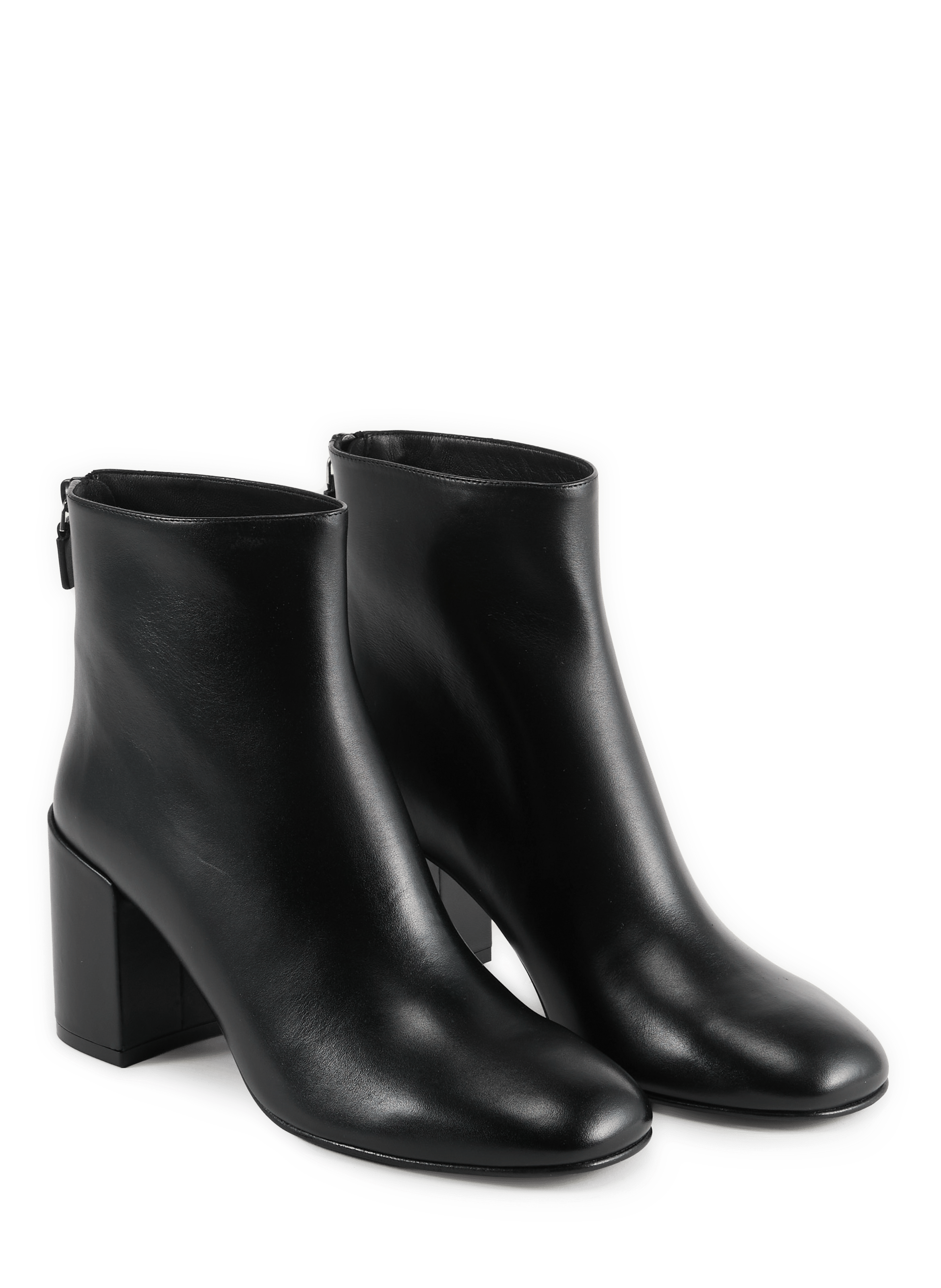 Bacari leather zip-up ankle boots STUART WEITZMAN Black