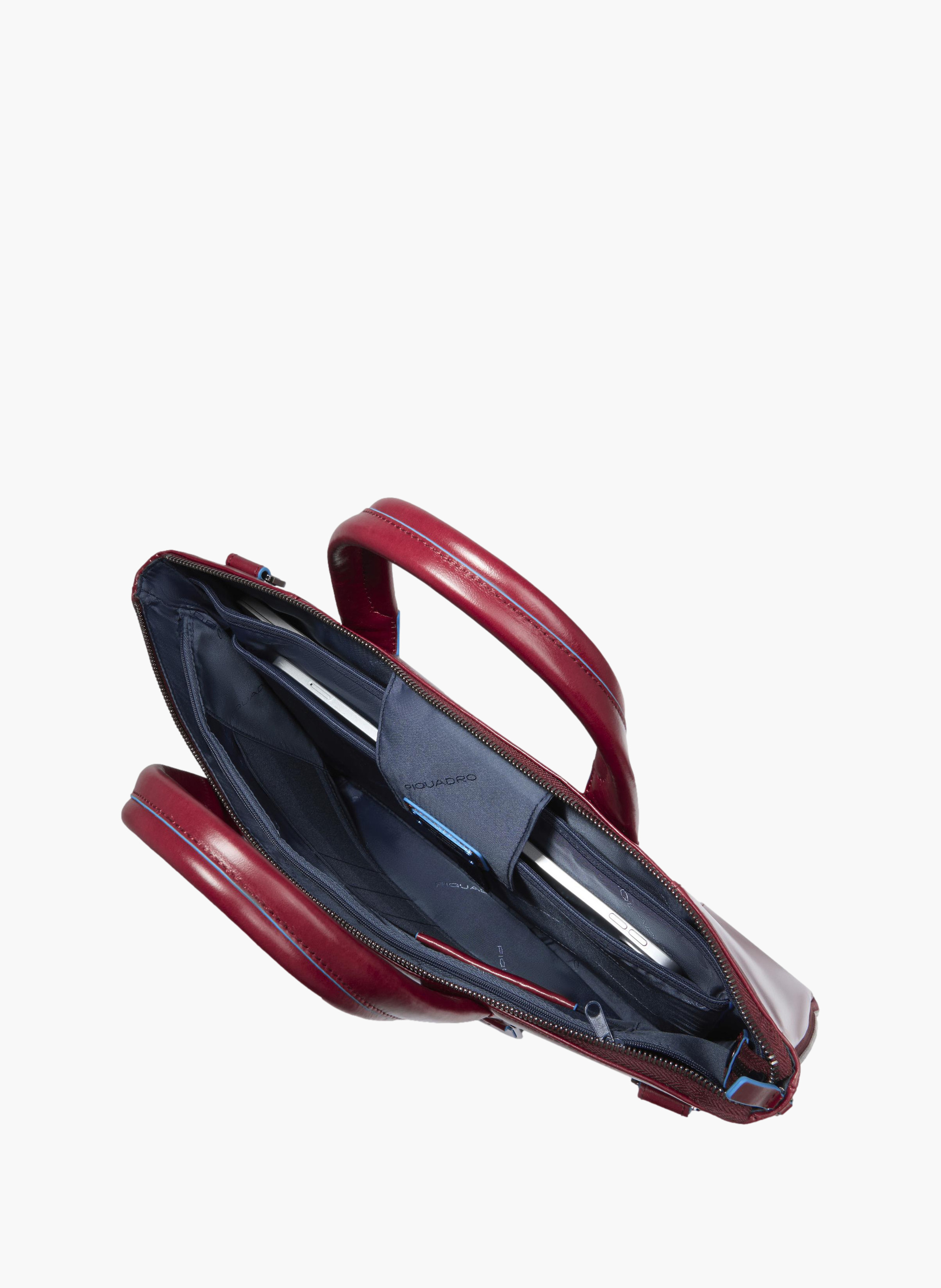 Sac fin pour ordinateur 15,6", extensible PIQUADRO Rouge