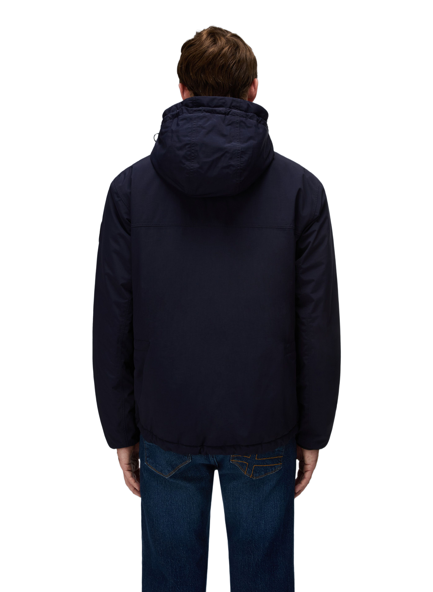 Parka droite unie à capuche NAPAPIJRI Bleu