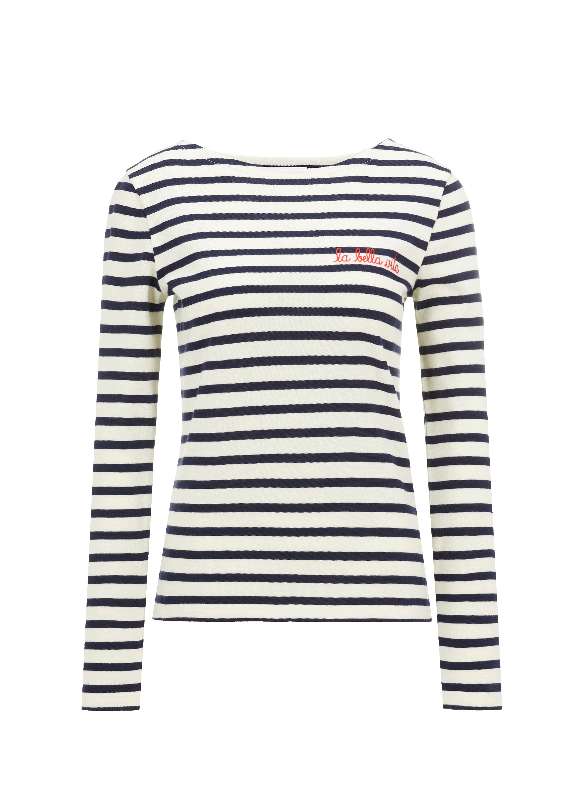 Pull marinière Colombier la belle vita en coton