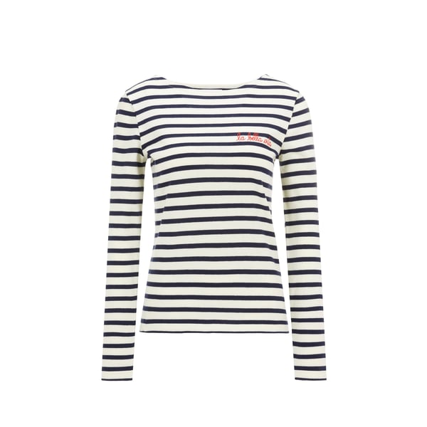 Pull marinière Colombier la belle vita en coton