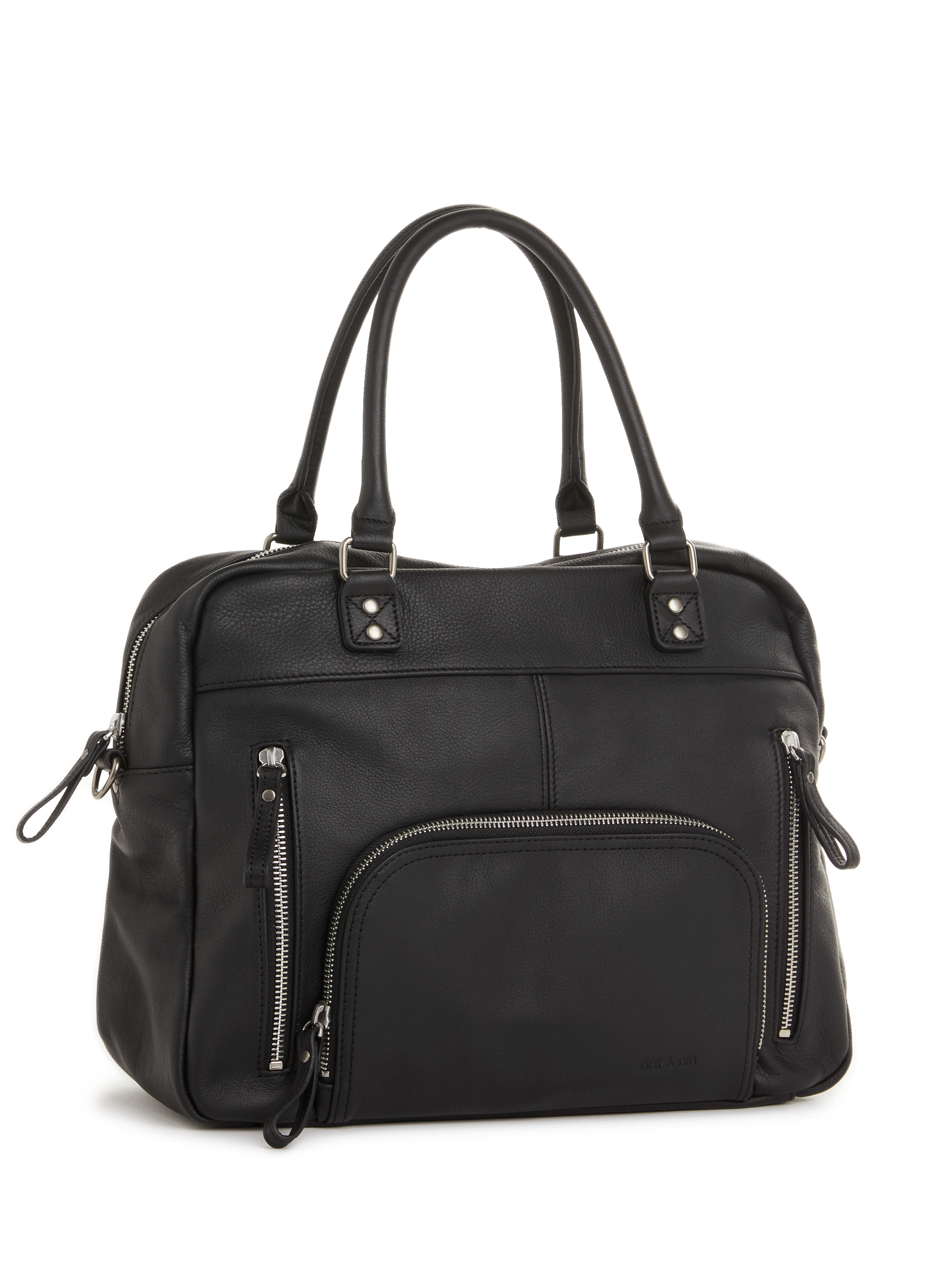 Sac à main Macy en cuir NAT &amp; NIN Noir