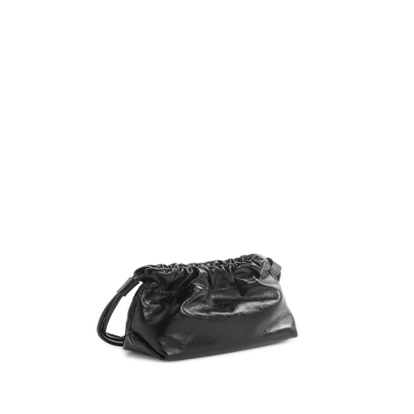 Saison Leather Clutch In Black
