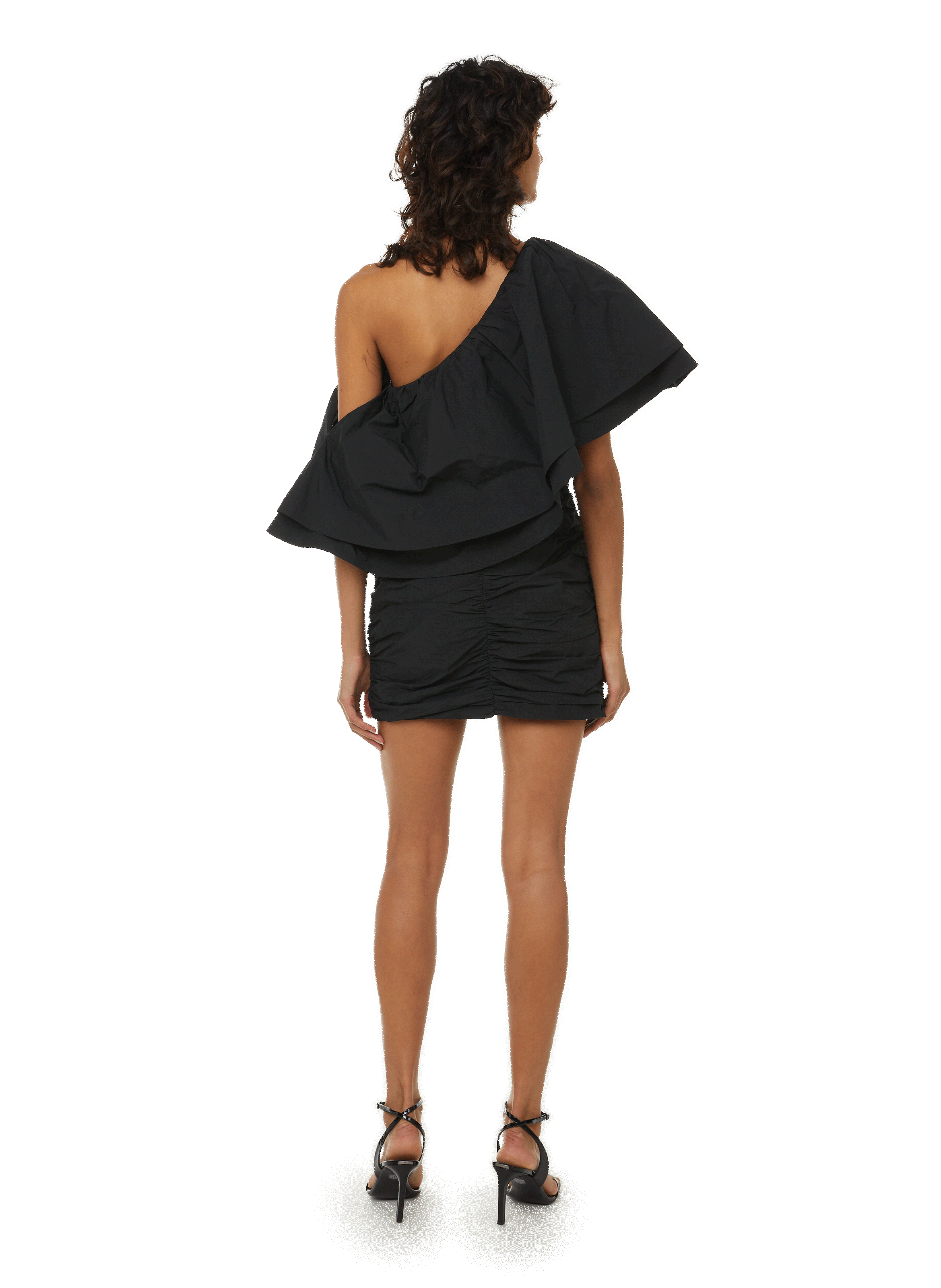 Robe courte symétrique Noir