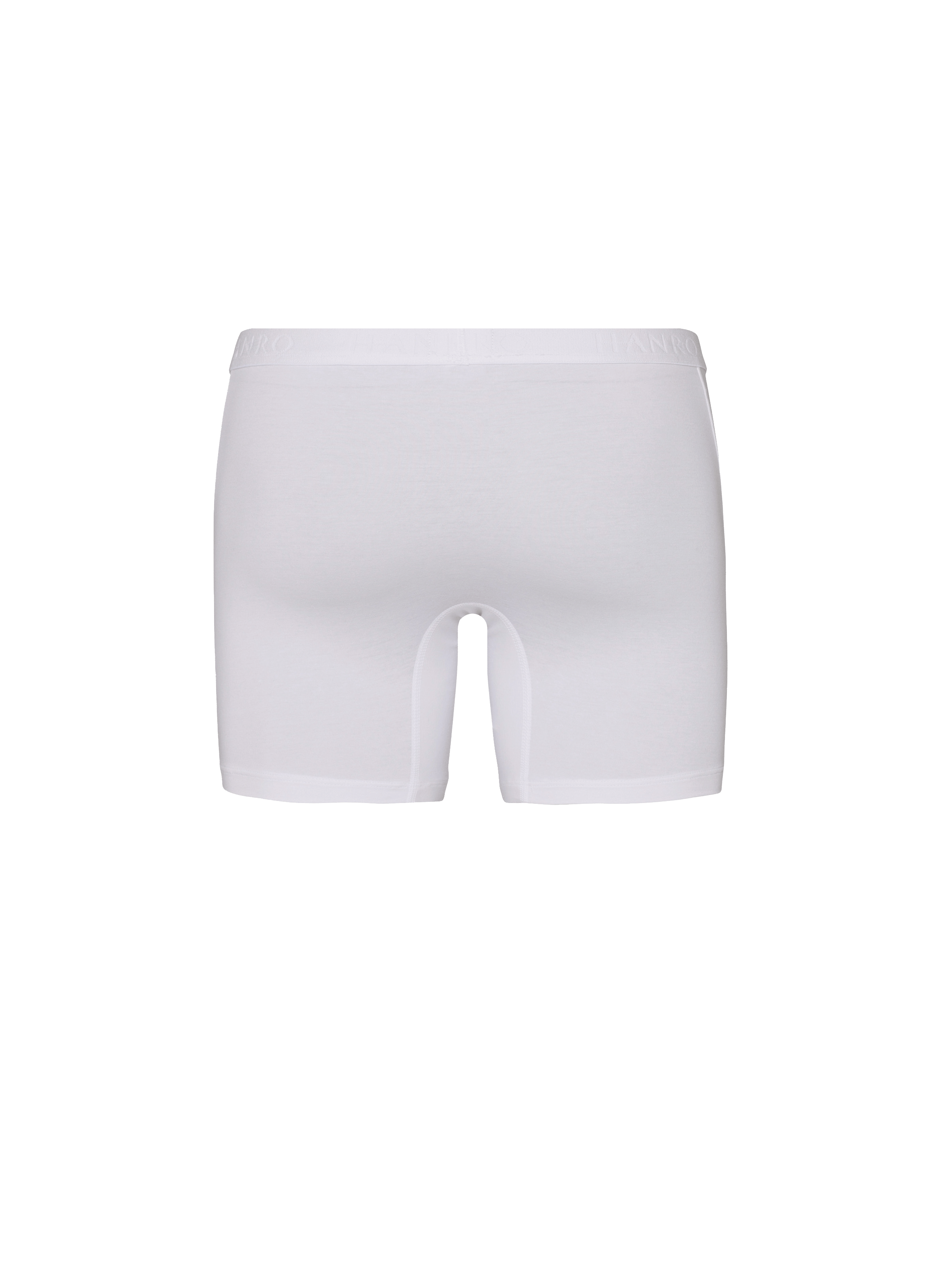 Long cotton boxers HANRO White