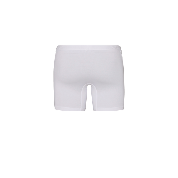 Hanro Long Cotton Boxers In White