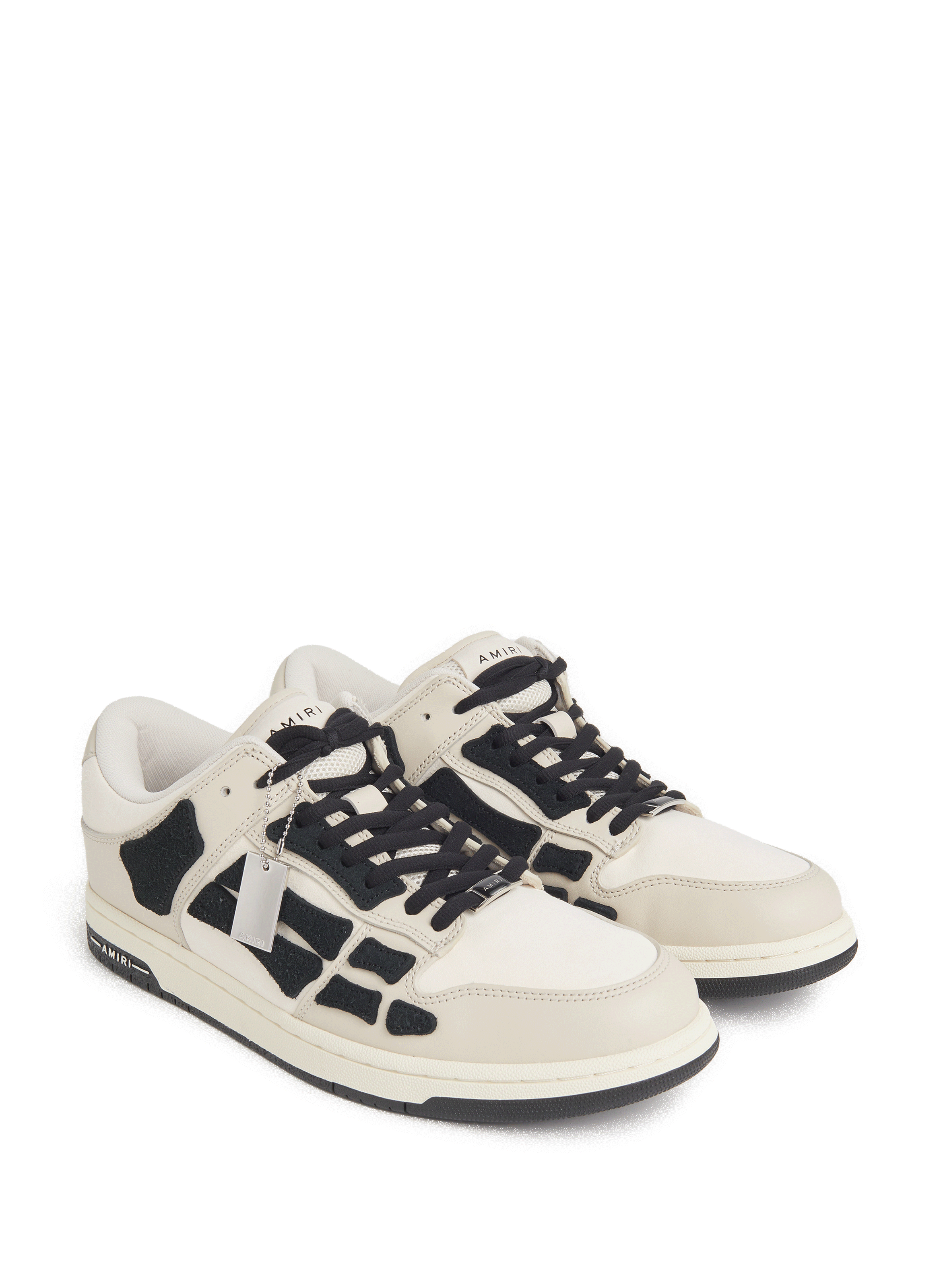 Baskets basses en cuir