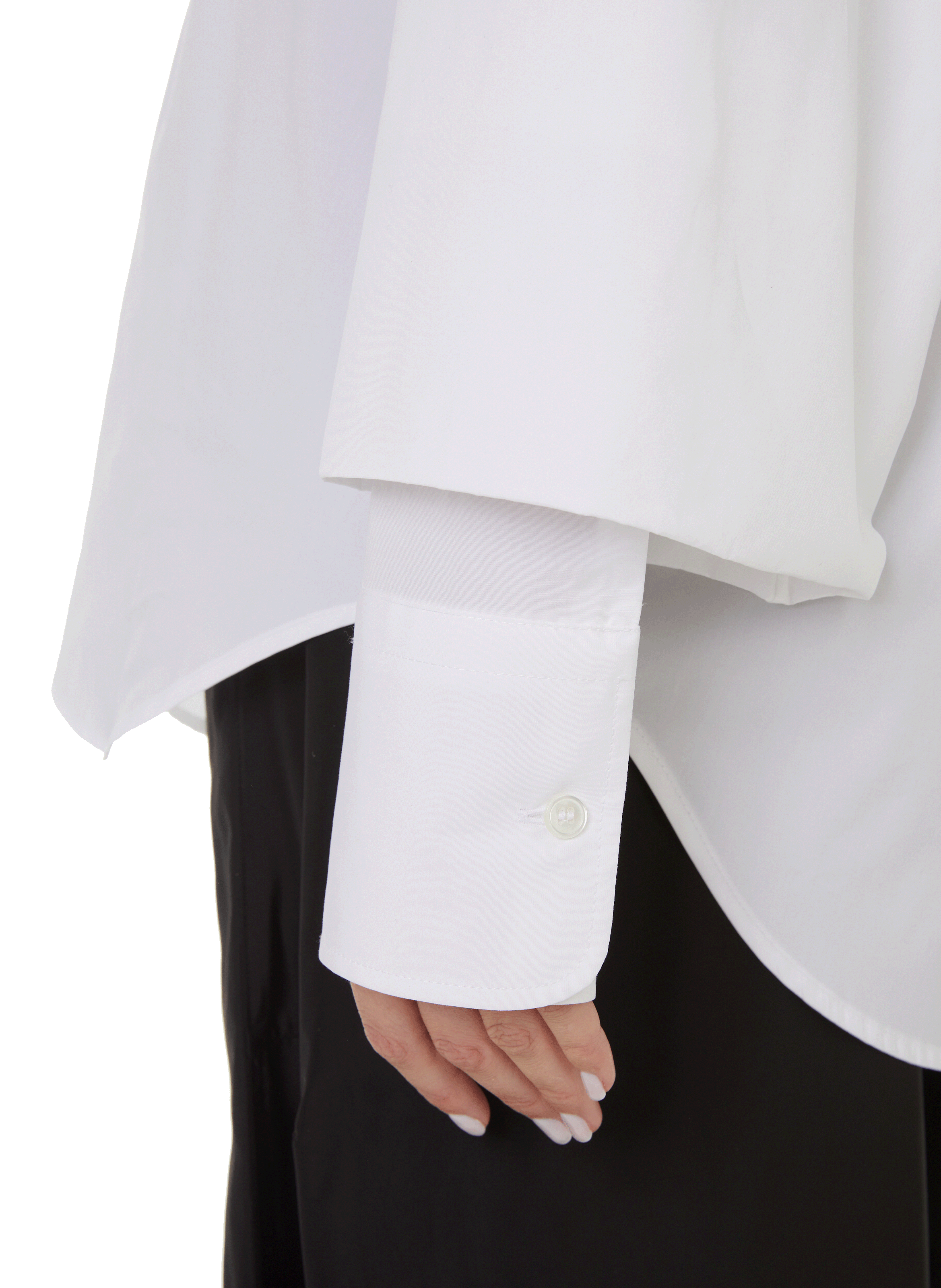 Loose-fit cotton shirt BITE STUDIOS White