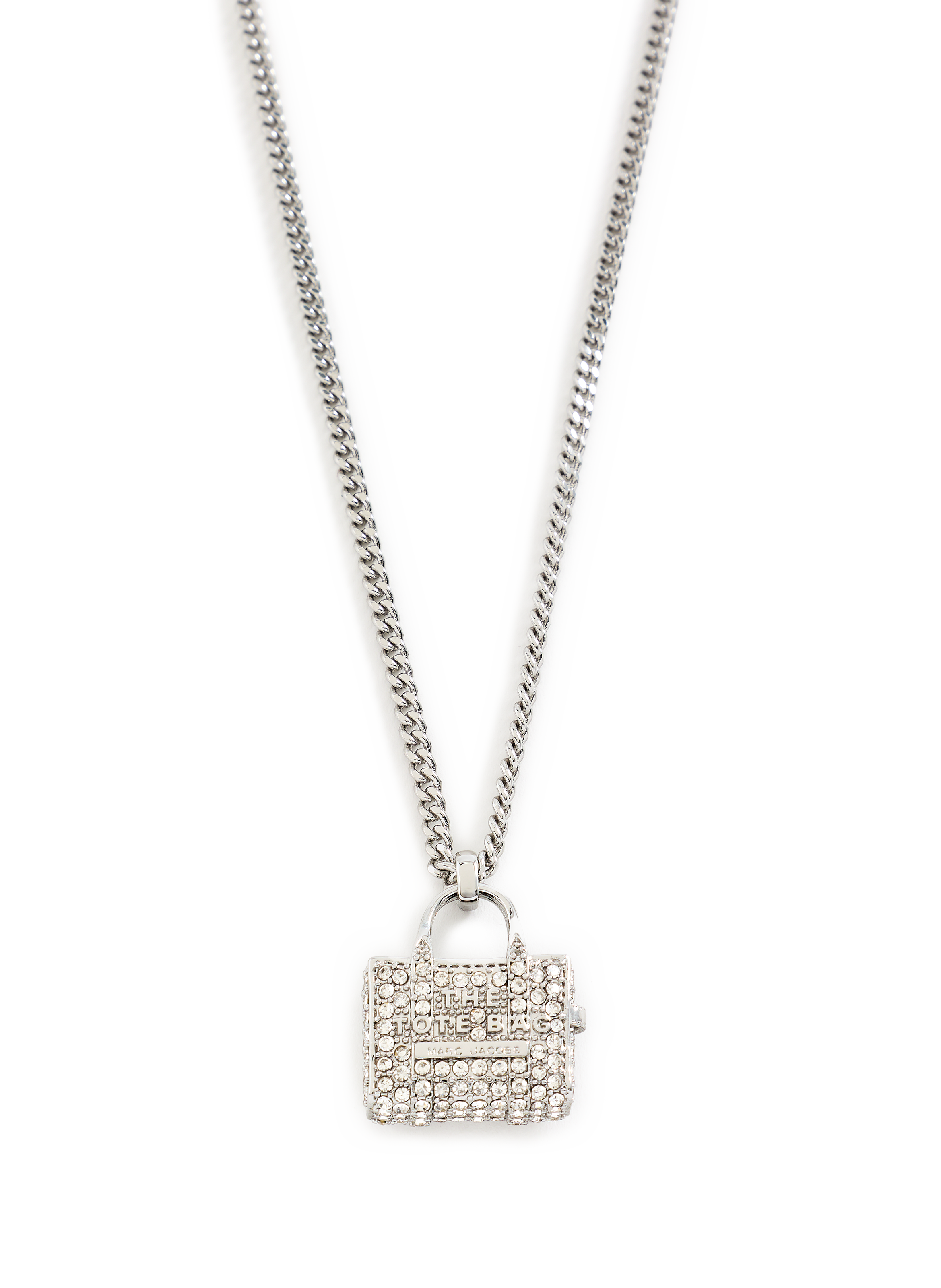 Collier The Tote bag MARC JACOBS Argent