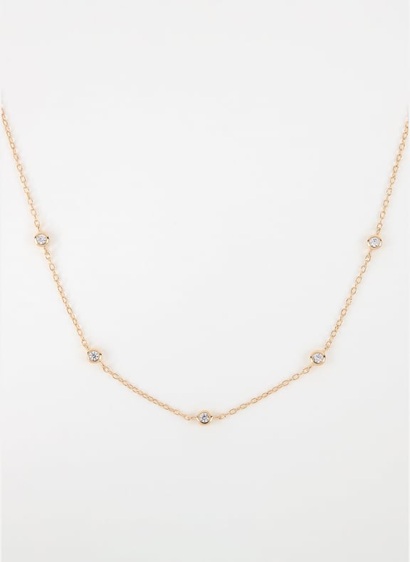 Collier pluriel esmée plaqué or Doré by ANNA SOTTILOTTA ANNA SOTTILOTTA Collier pluriel esmée plaqué or Doré