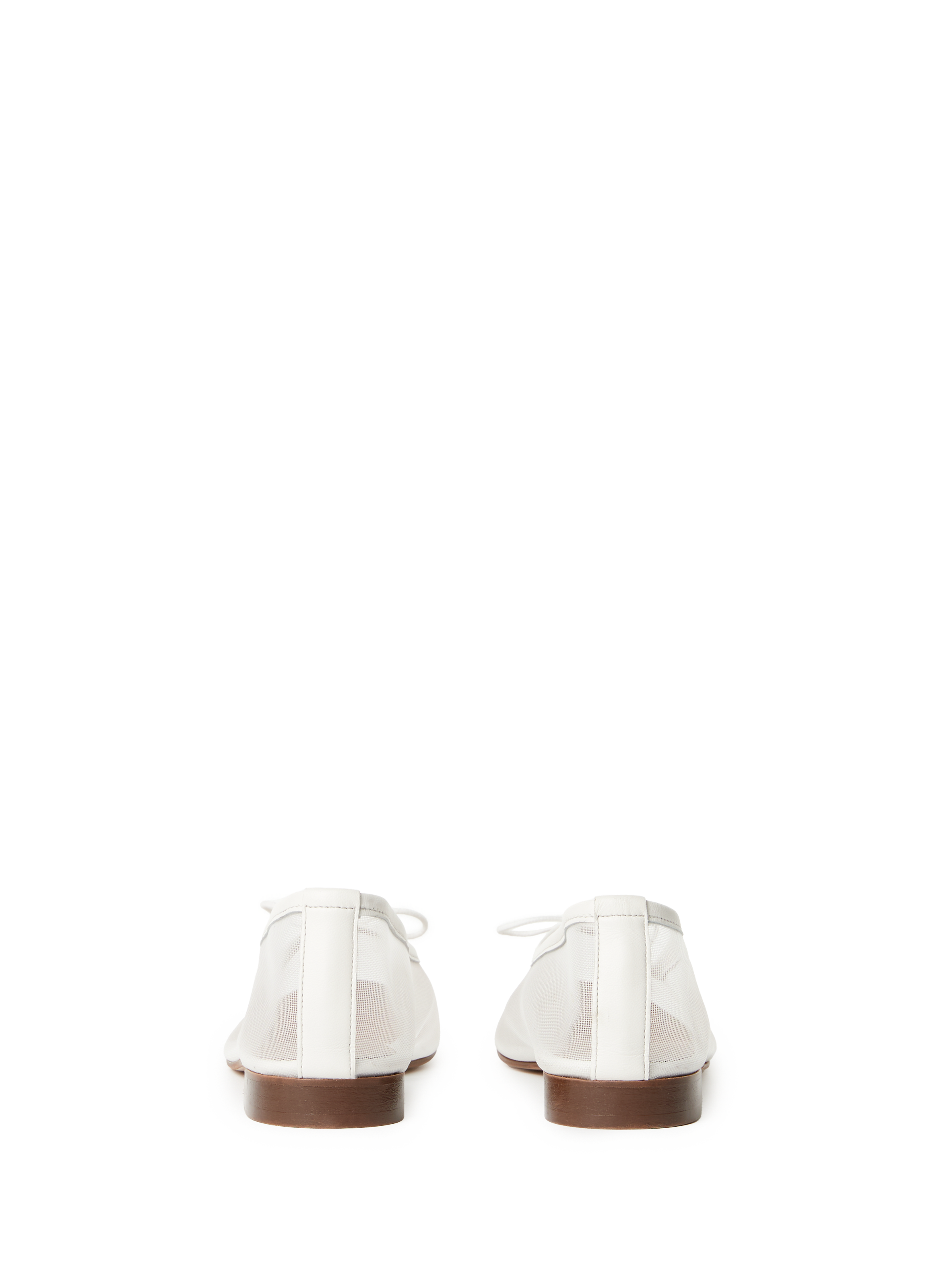 Ballerines en cuir CATHERINE Blanc