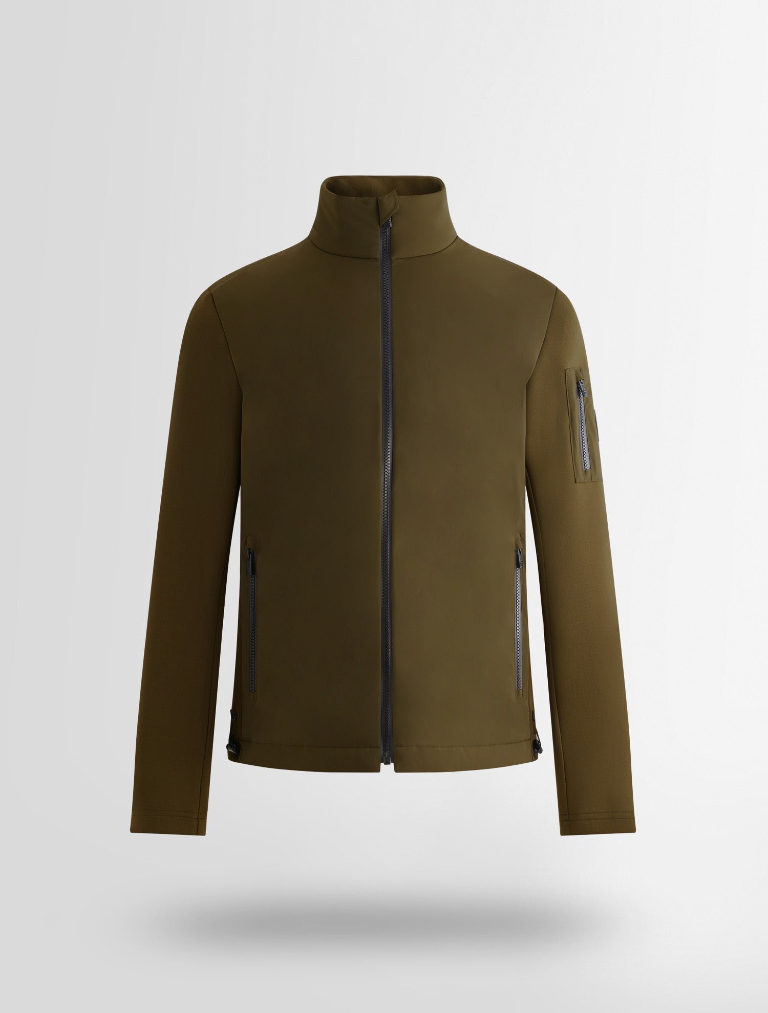 Veste rex col montant coupe regular FUSALP Marron