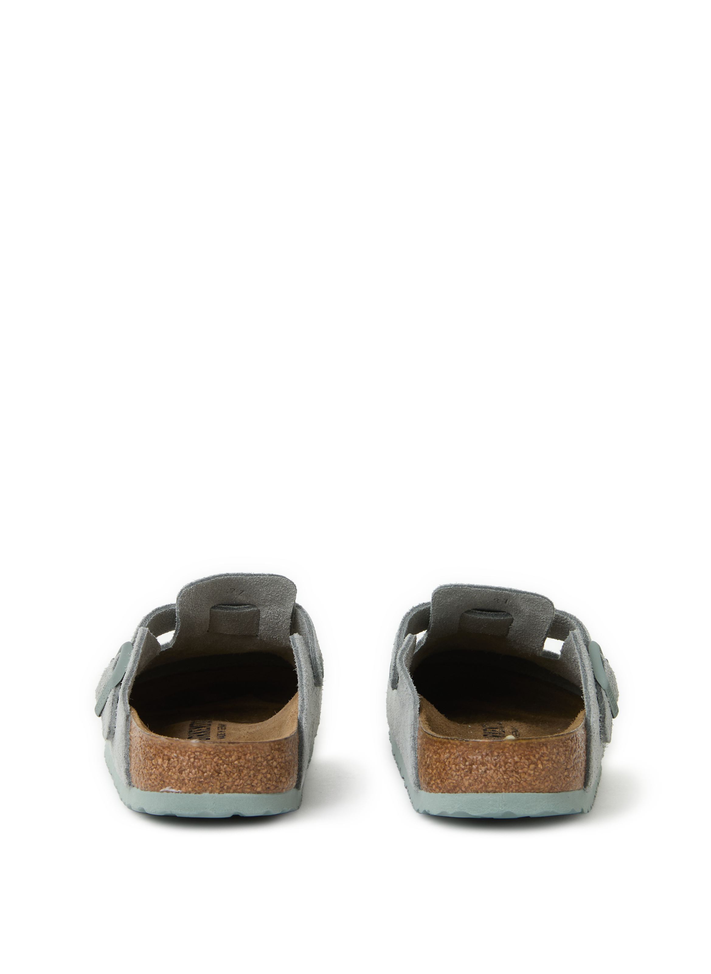 Boston leather mules BIRKENSTOCK Blue