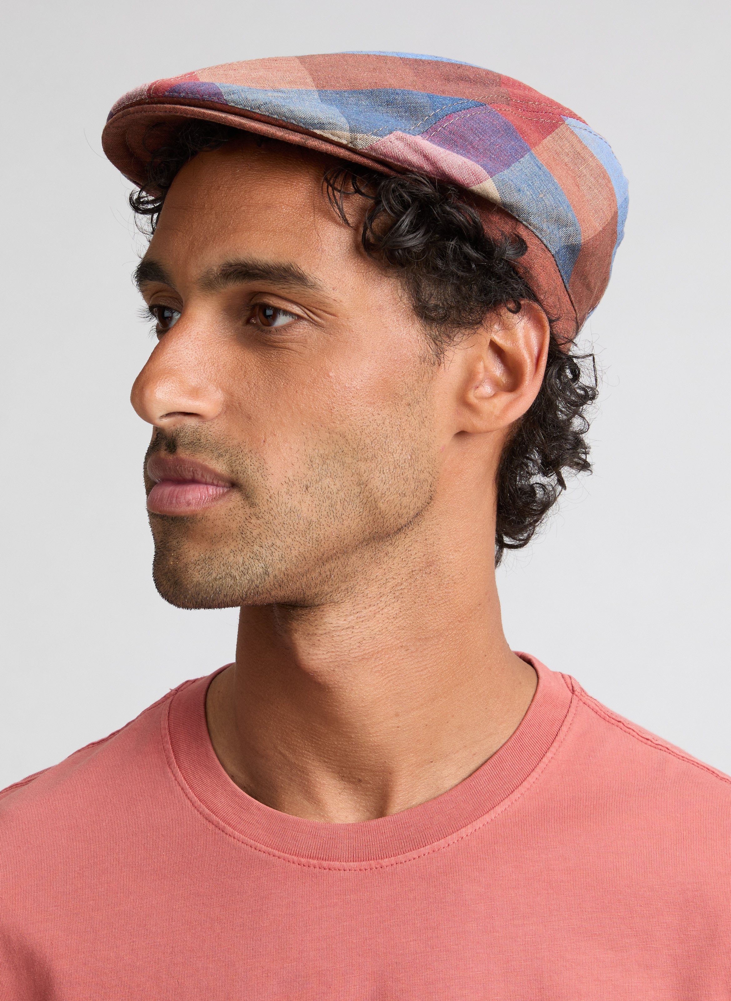 Casquette à carreaux  SAISON 1865 Multicolore