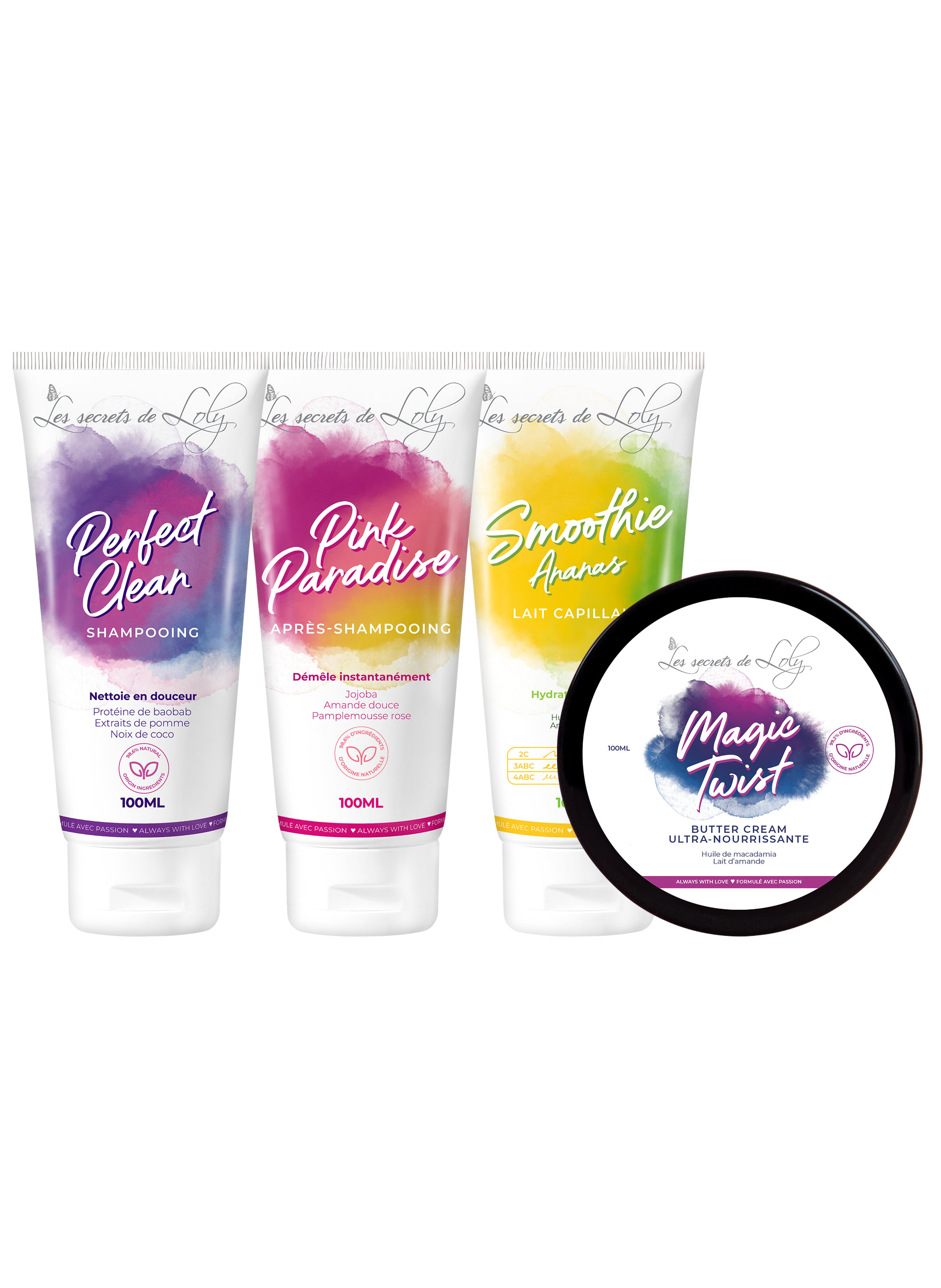 Travel kit for curly hair LES SECRETS DE LOLY No color