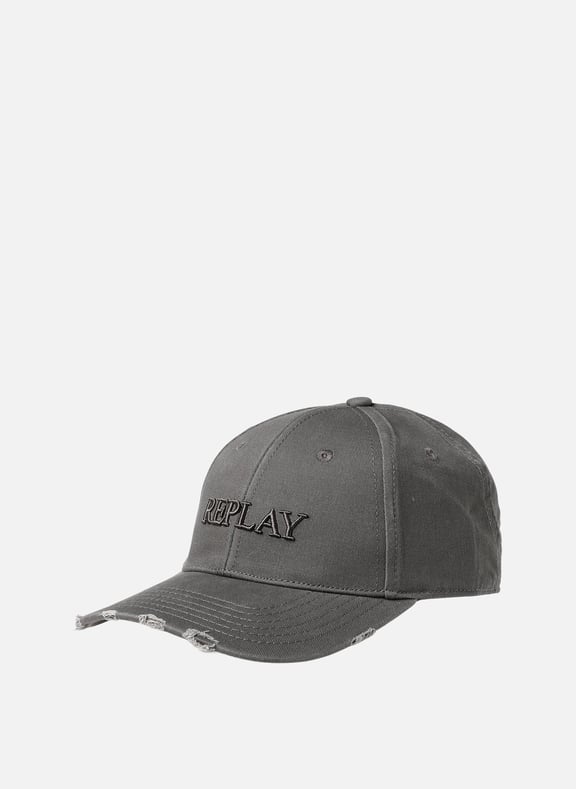 Casquettes délavé à détails destroy Gris by REPLAY REPLAY Casquettes délavé à détails destroy Gris