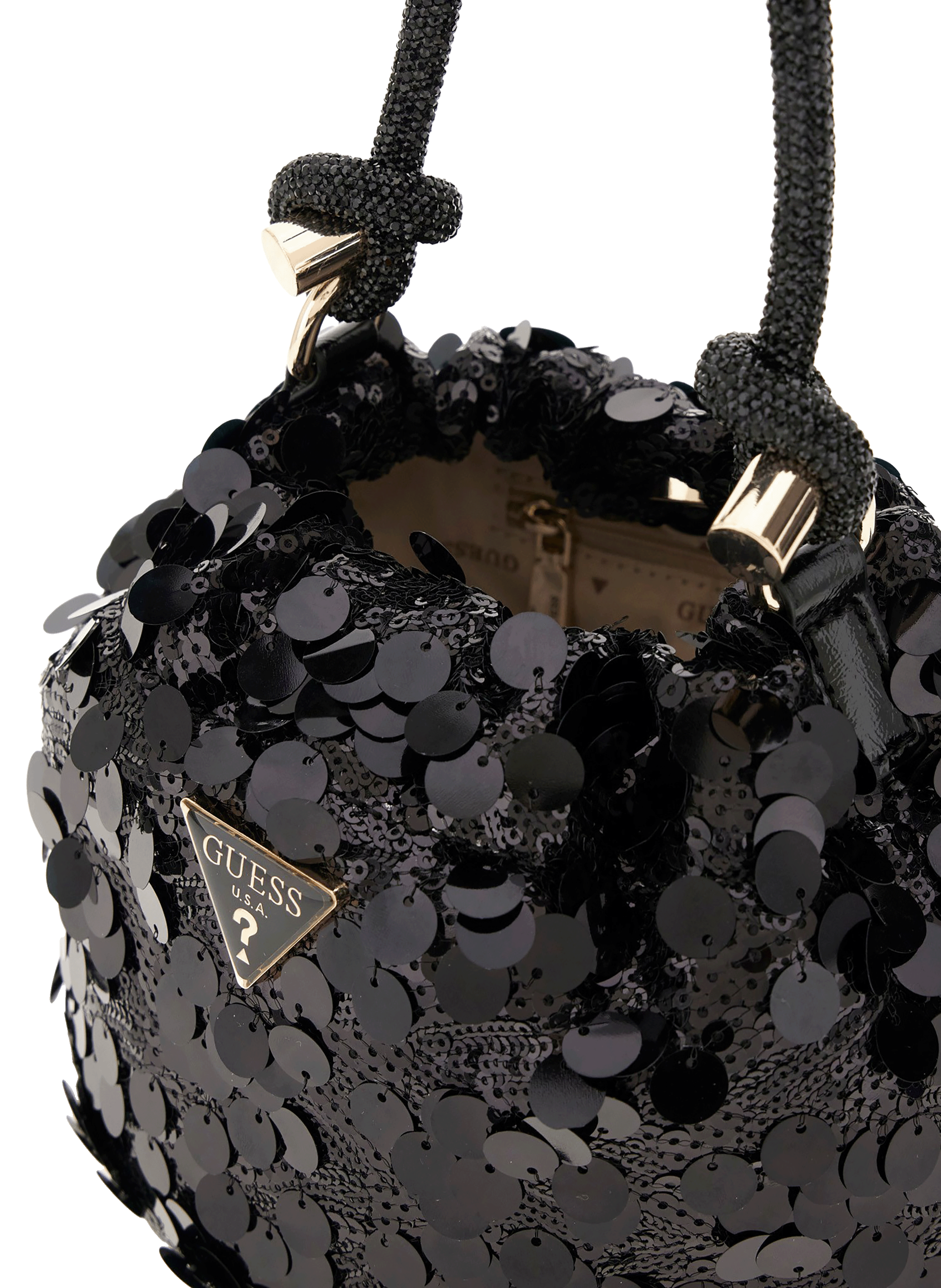 Sac à main Holiday Shine GUESS Noir