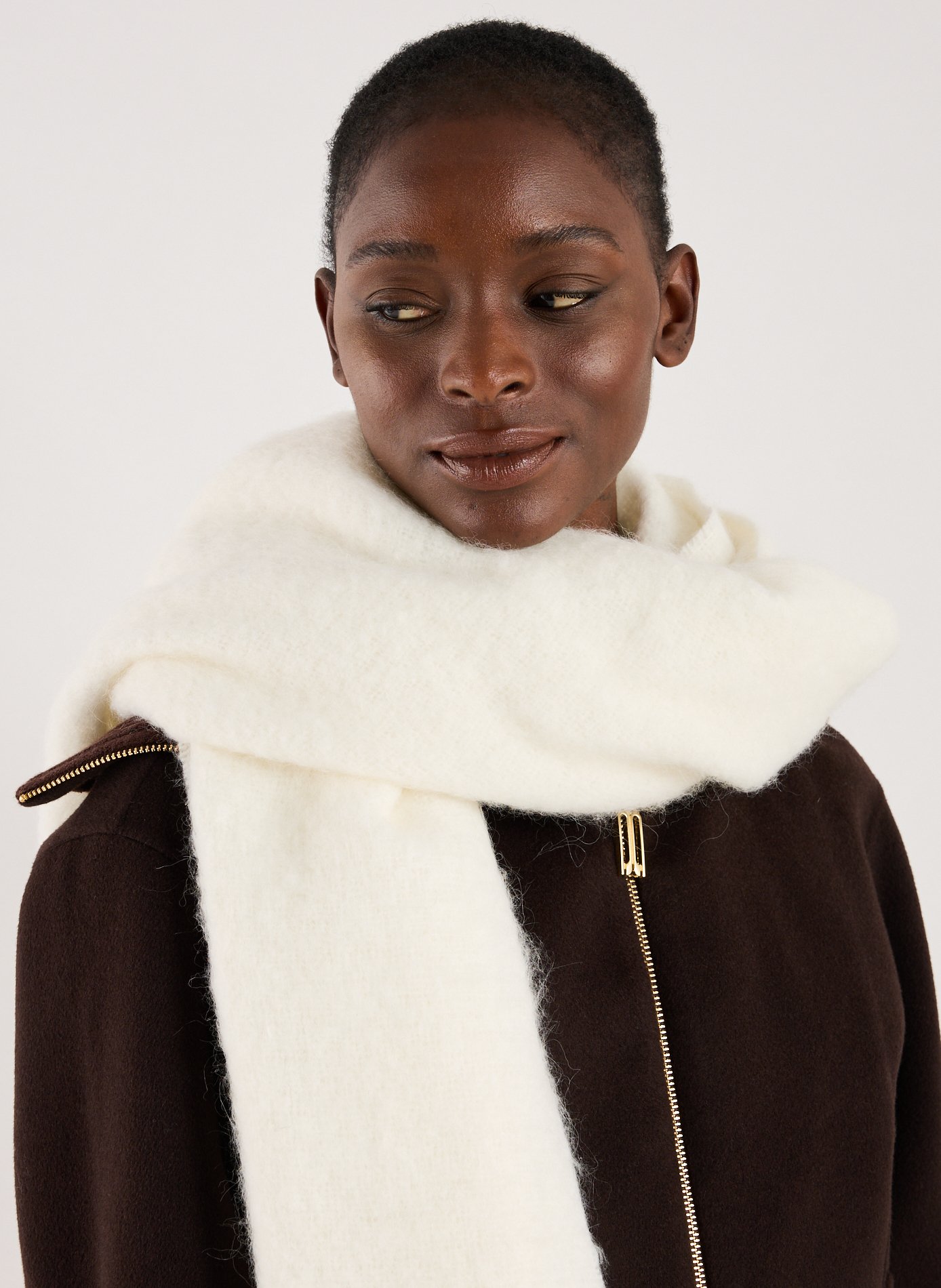 Echarpe à franges New Milene SAISON 1865 Beige