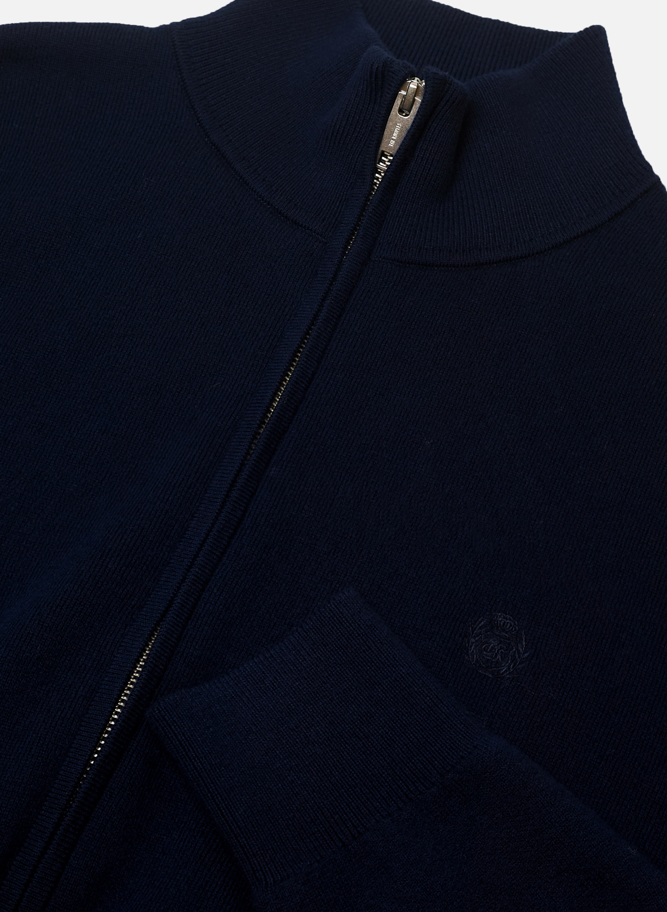 Cardigan double face à zip THE KOOPLES Bleu