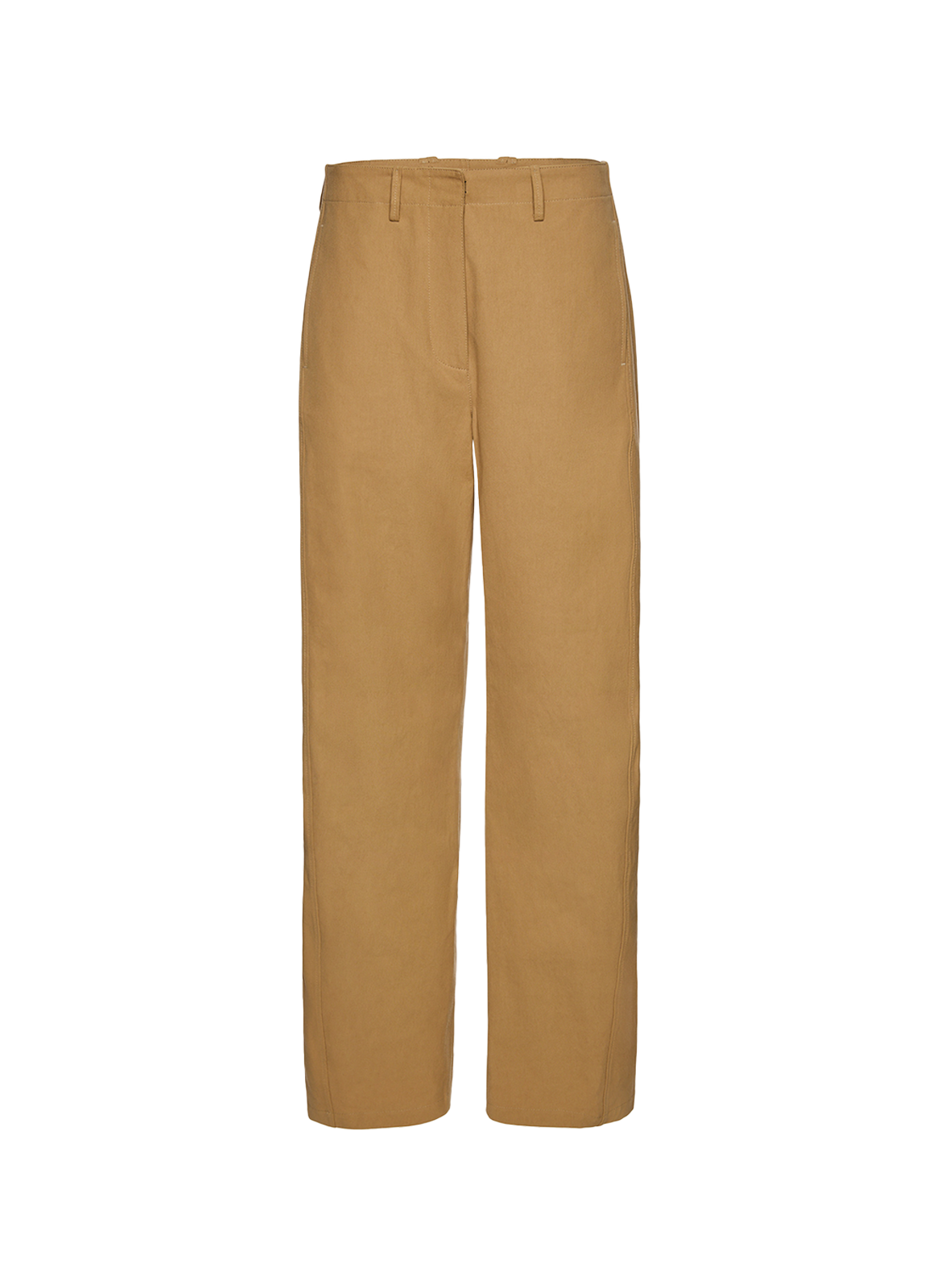 MAGDA BUTRYM Pantalon large en coton Beige